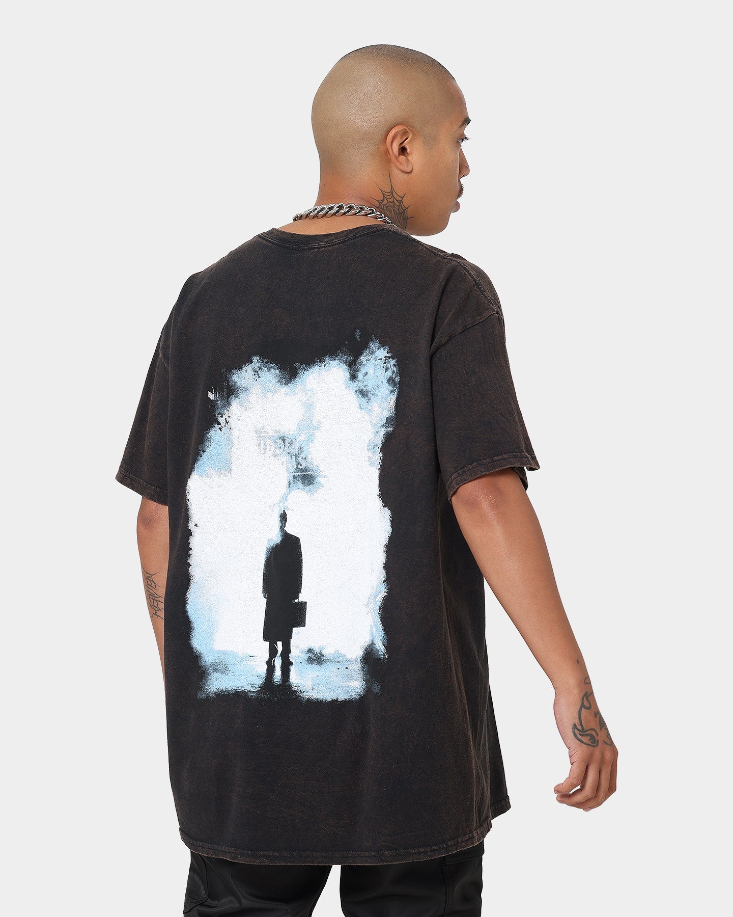Goat Crew X American Psycho Knife Vintage T-Shirt Black Wash