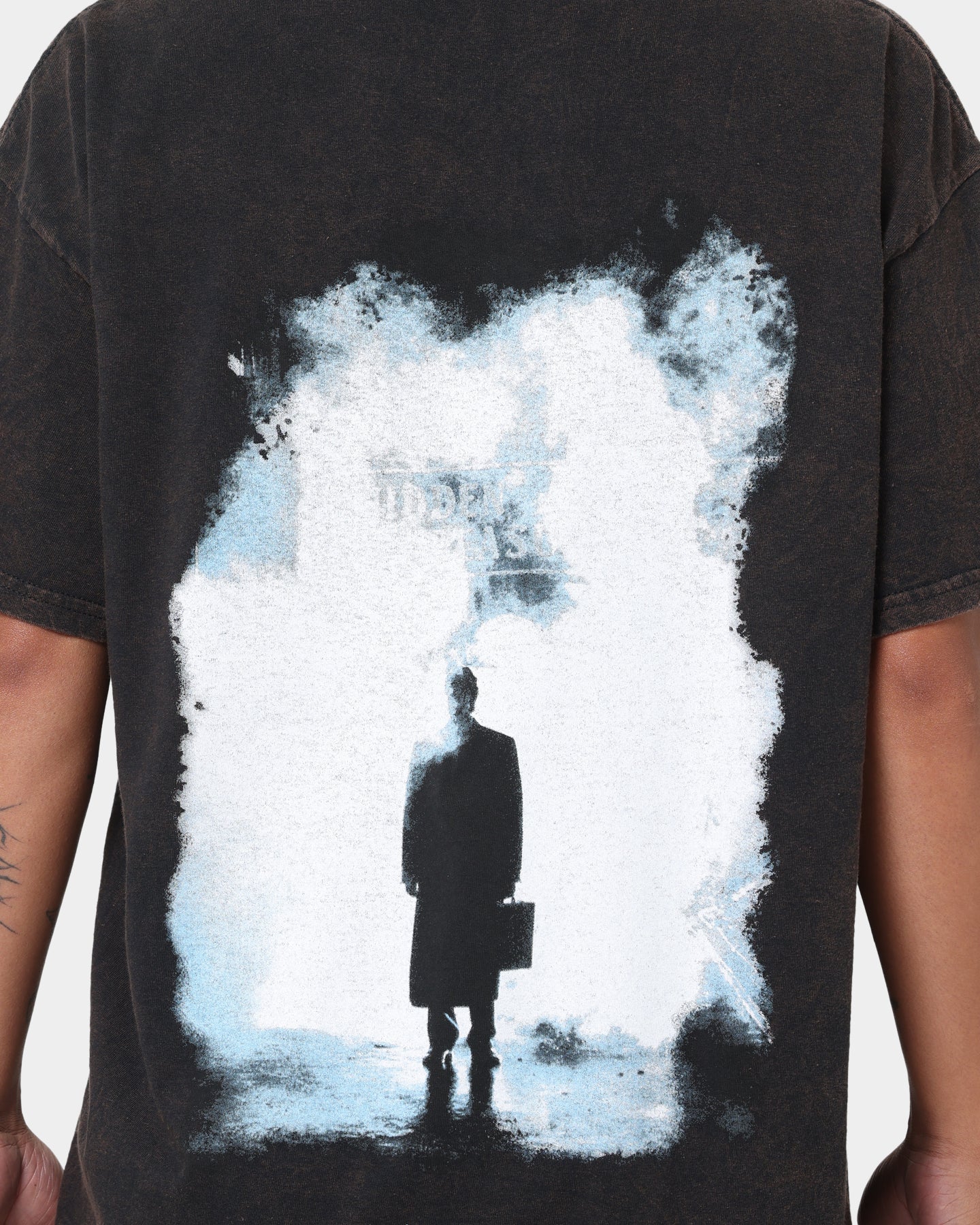 Goat Crew X American Psycho Knife Vintage T-Shirt Black Wash