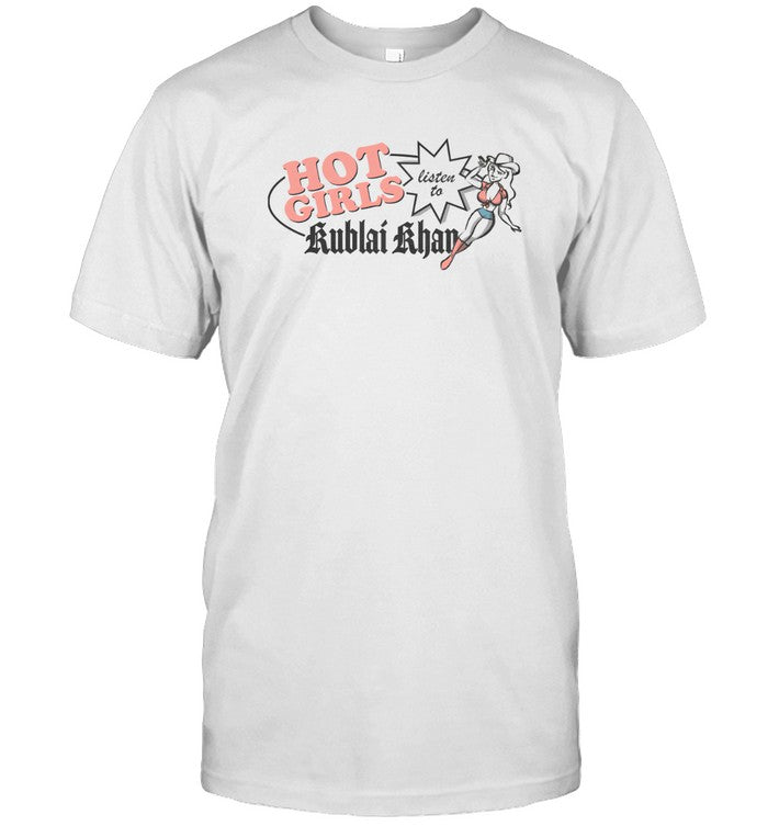 2025 Hot Girls Listen to KKTX White Limited T Shirt