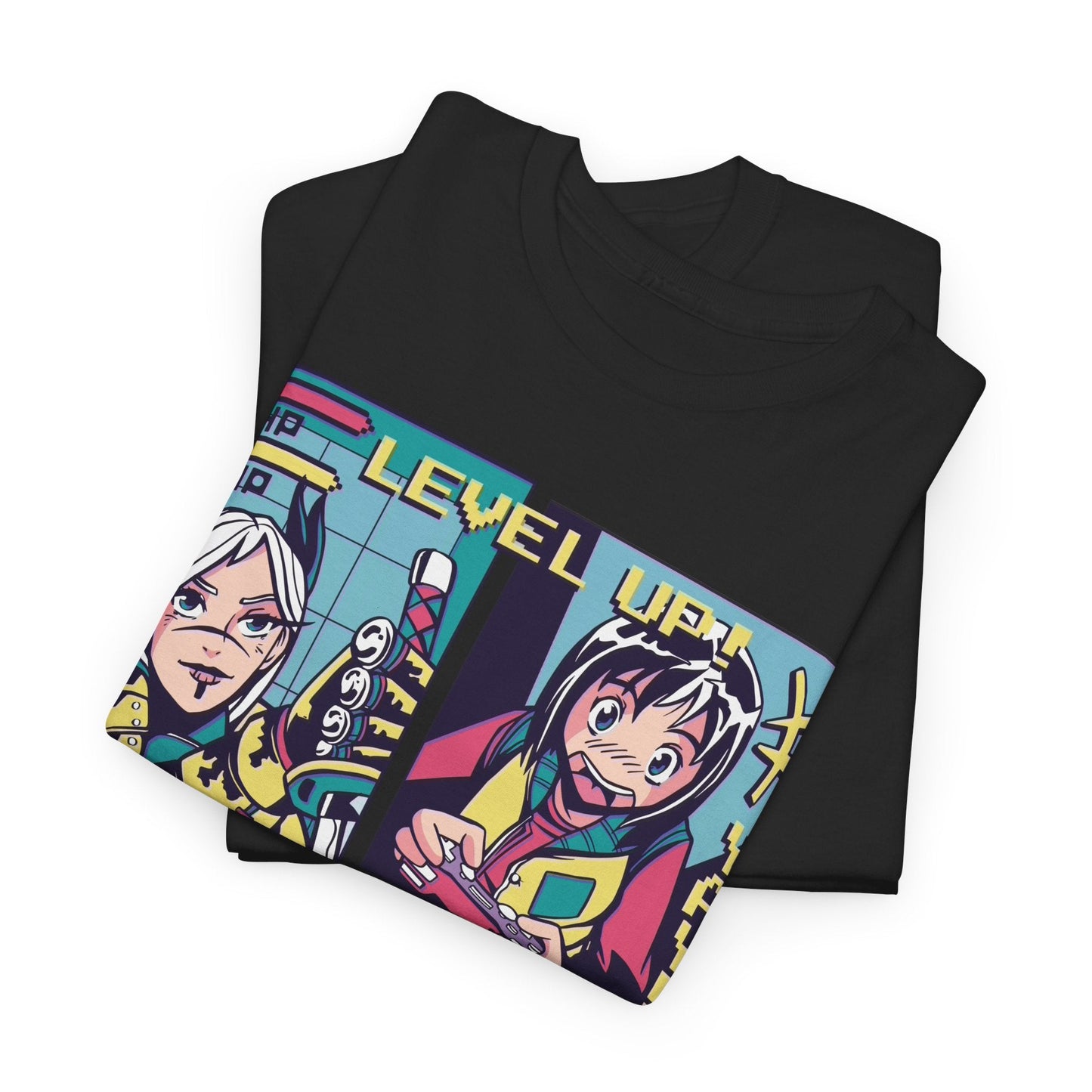 Gaming X Anime Shirt Comic Style Anime Graphic Tee