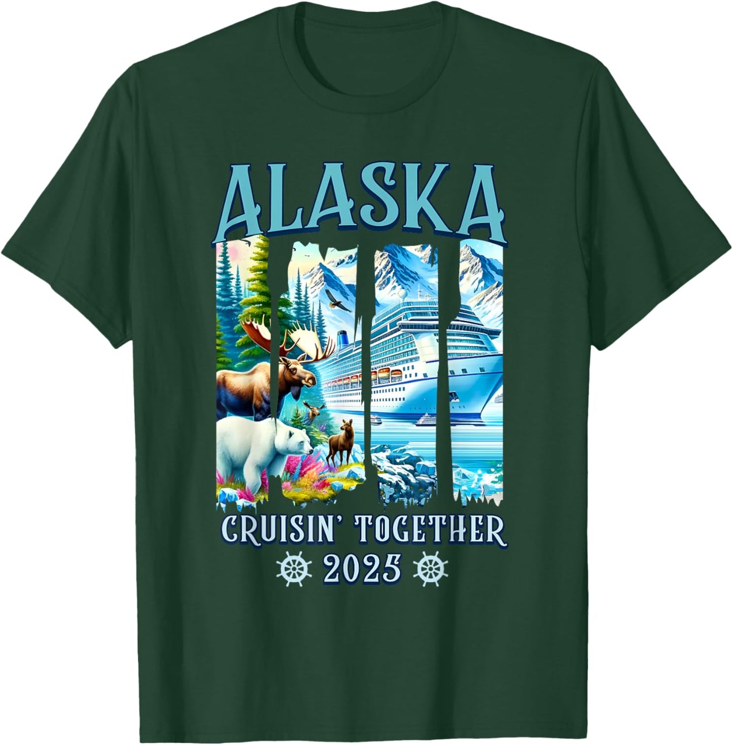 Alaska Cruising Together 2025 Matching Family Friends Group