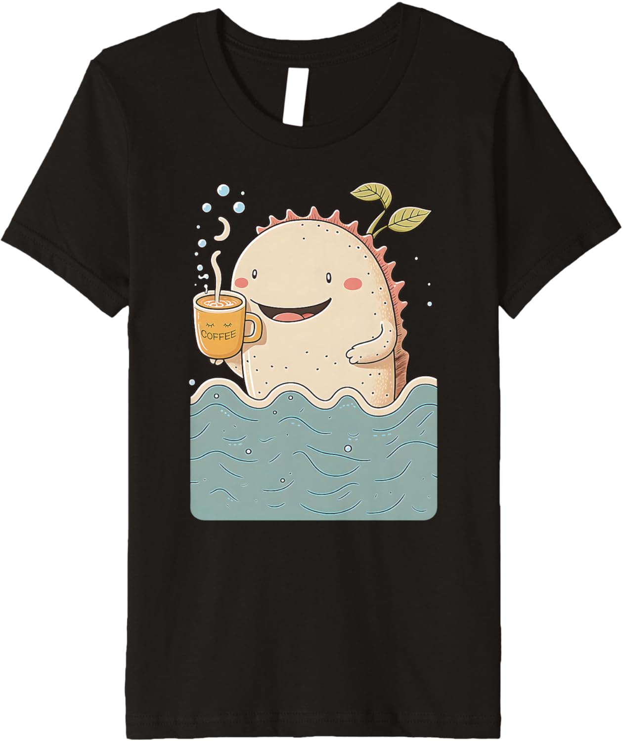 Axolotl & Coffee Kawaii Anime Funny Sea & Coffee Lovers Premium