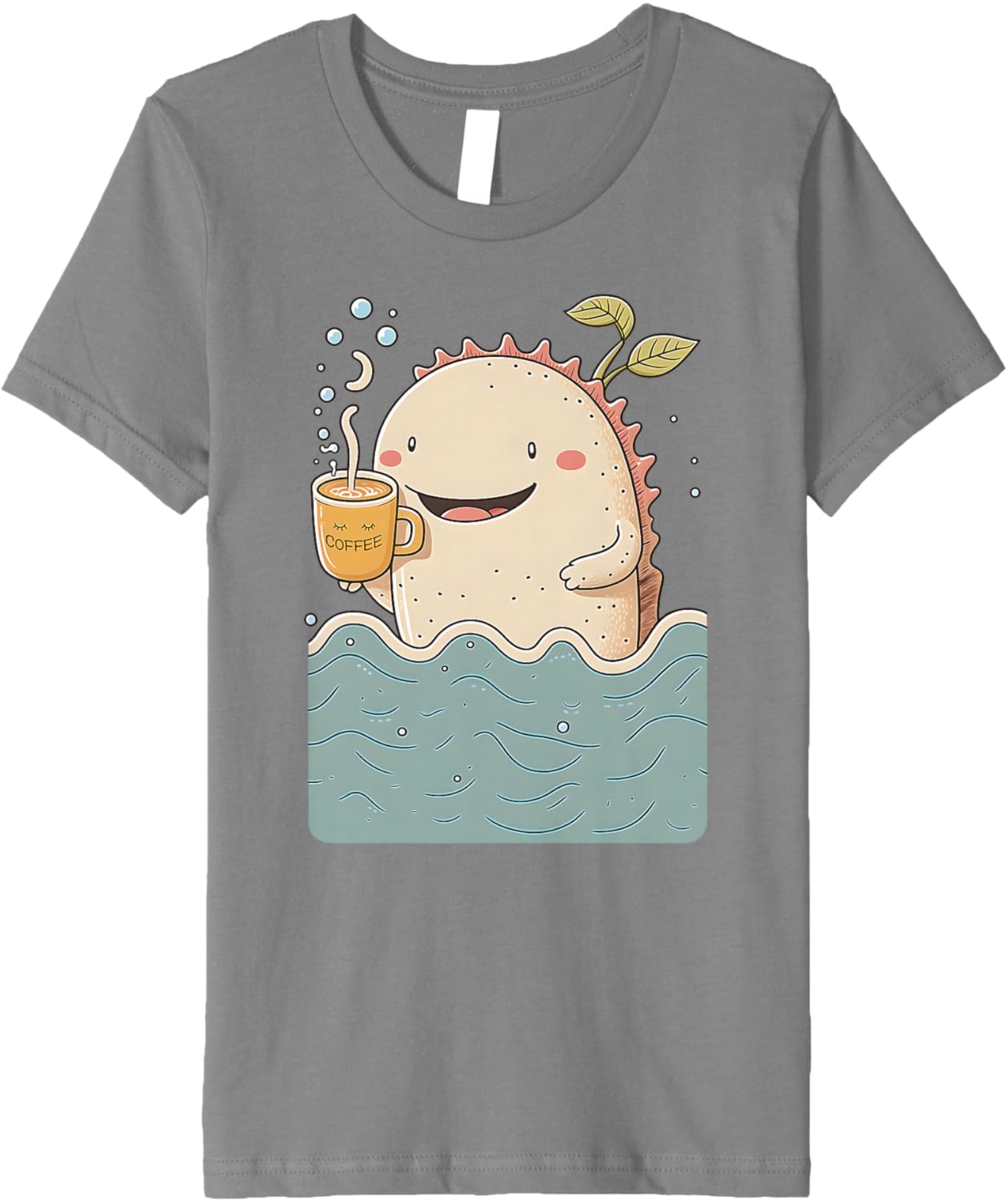 Axolotl & Coffee Kawaii Anime Funny Sea & Coffee Lovers Premium