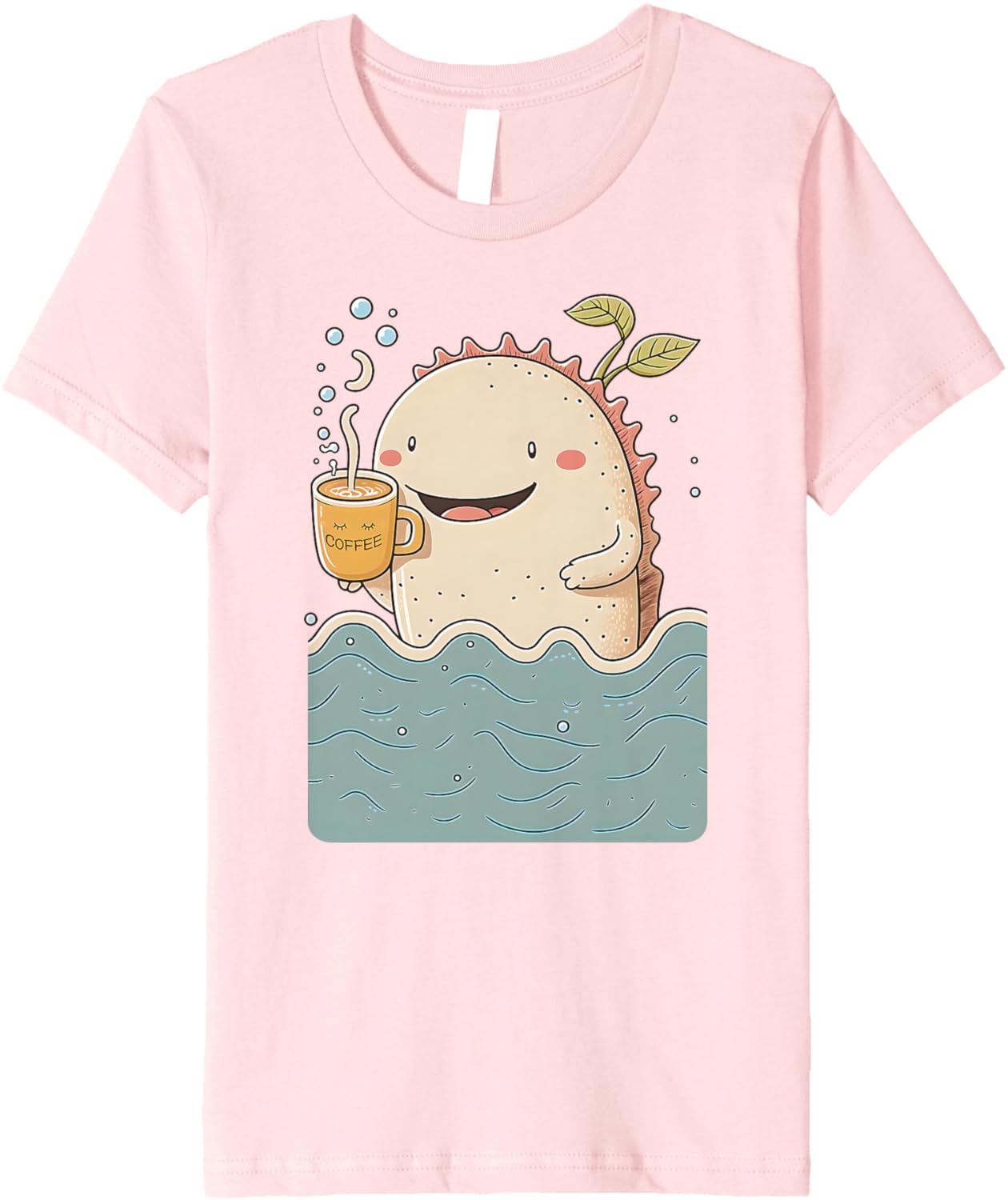 Axolotl & Coffee Kawaii Anime Funny Sea & Coffee Lovers Premium