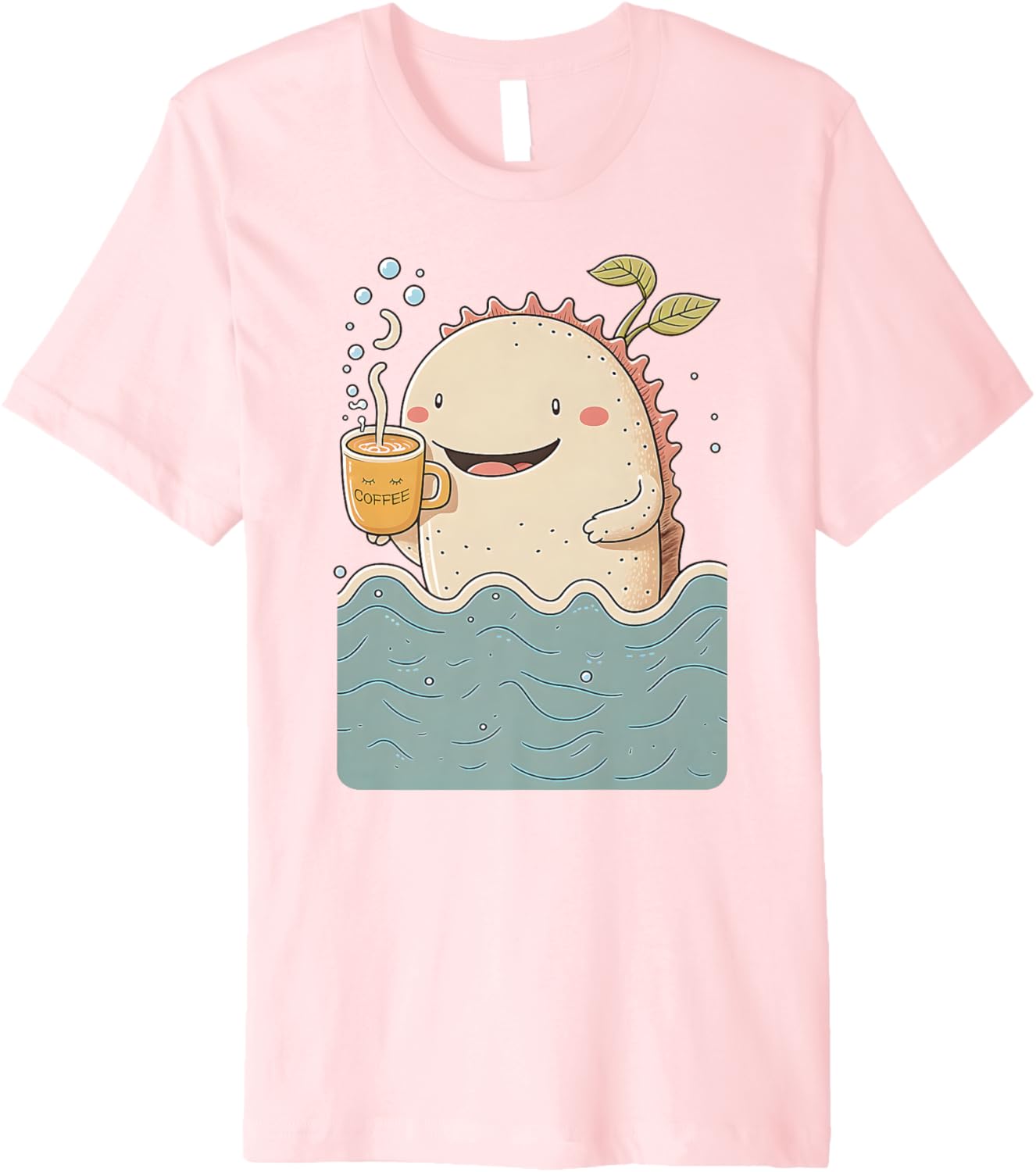 Axolotl & Coffee Kawaii Anime Funny Sea & Coffee Lovers Premium