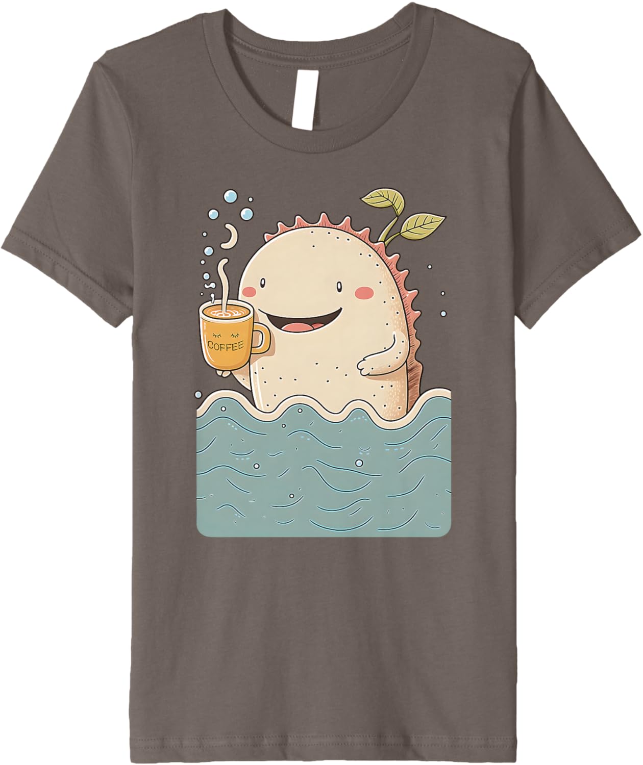 Axolotl & Coffee Kawaii Anime Funny Sea & Coffee Lovers Premium