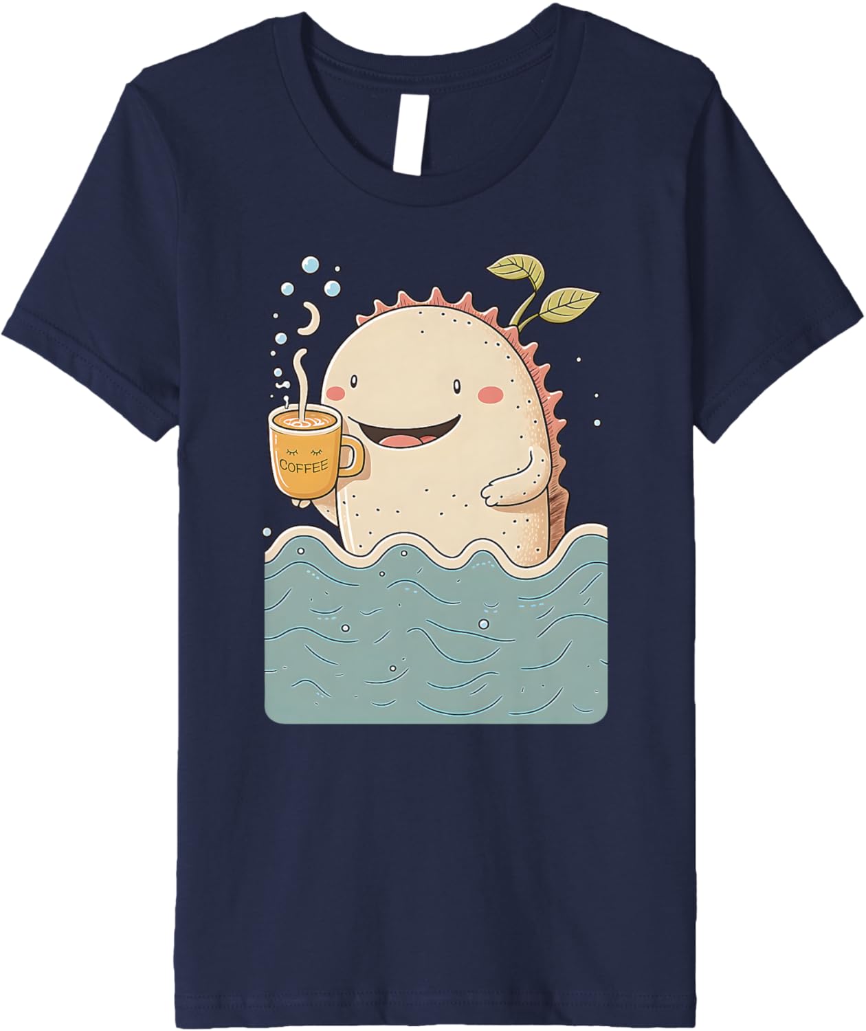 Axolotl & Coffee Kawaii Anime Funny Sea & Coffee Lovers Premium
