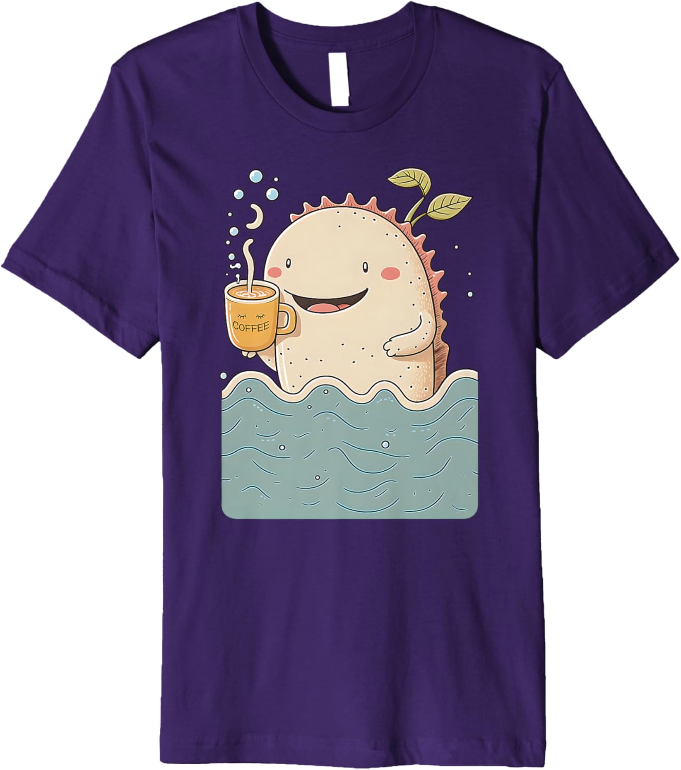 Axolotl & Coffee Kawaii Anime Funny Sea & Coffee Lovers Premium