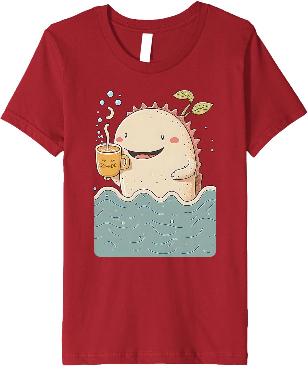 Axolotl & Coffee Kawaii Anime Funny Sea & Coffee Lovers Premium