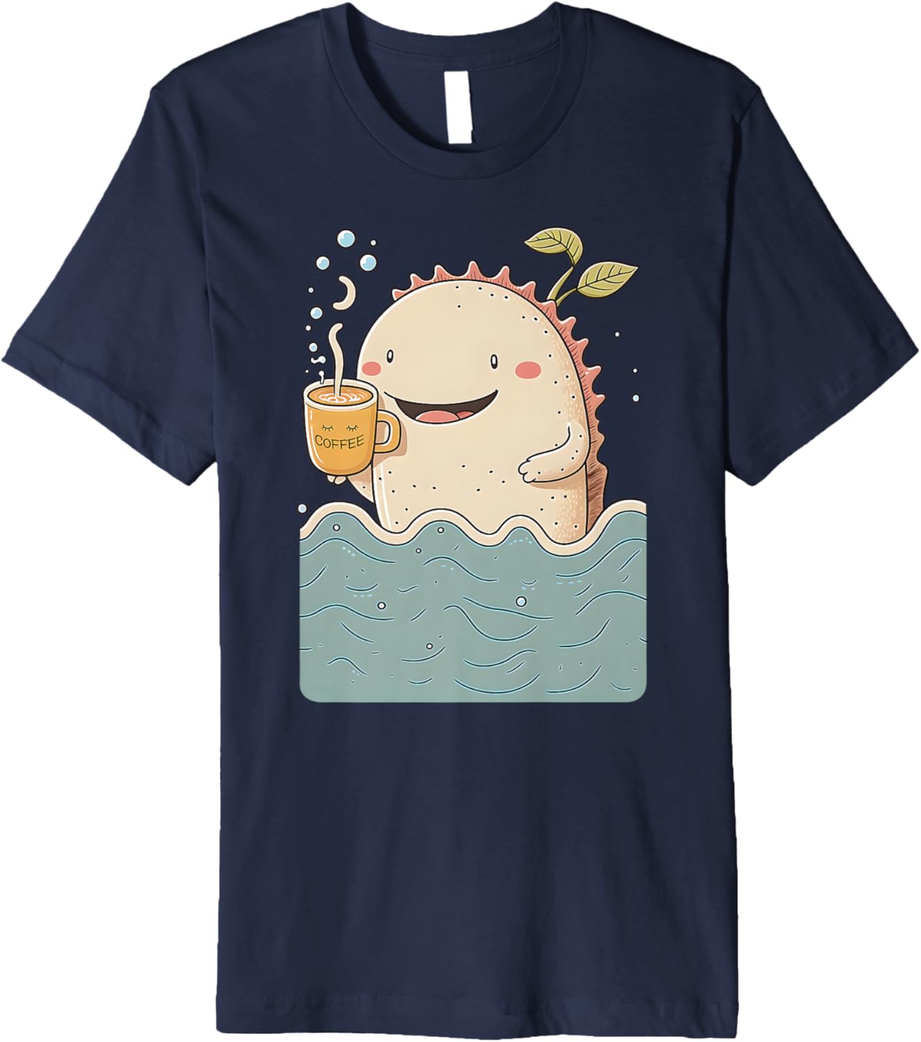 Axolotl & Coffee Kawaii Anime Funny Sea & Coffee Lovers Premium