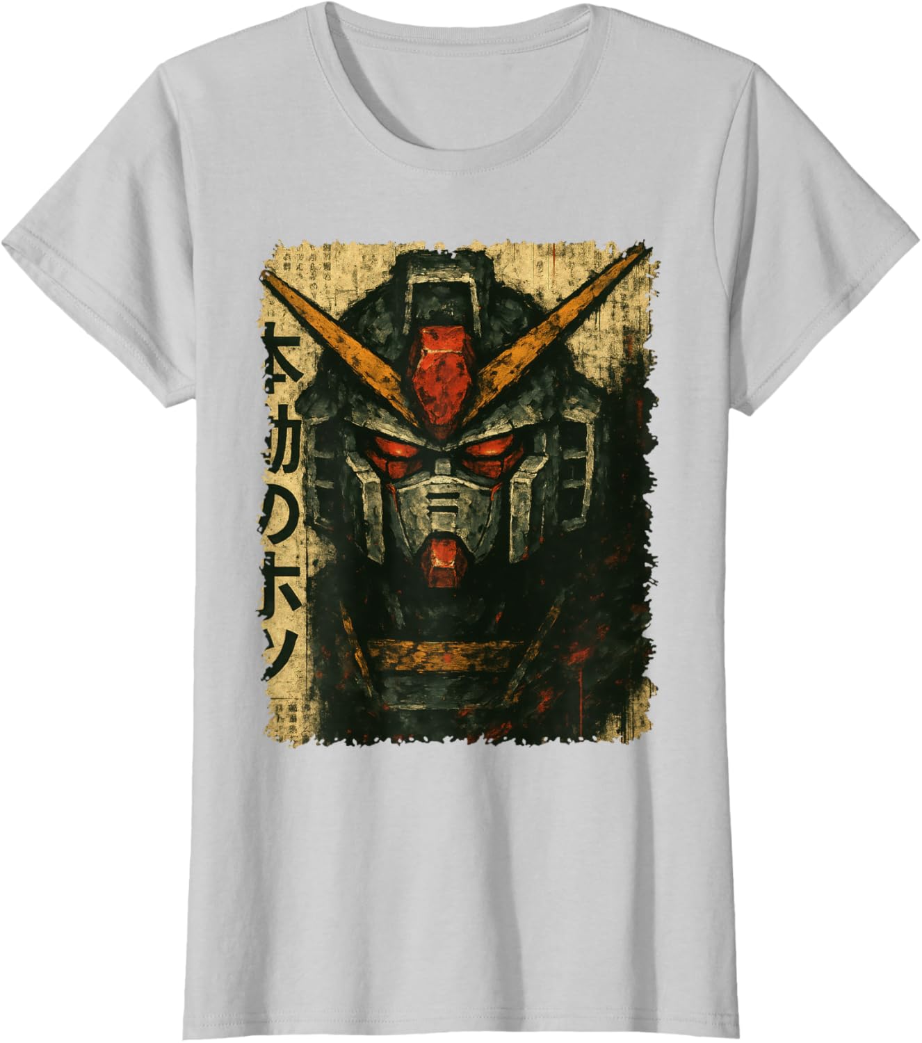 Japanese Mecha Robot Head Vintage Anime Art Men Boys Kids
