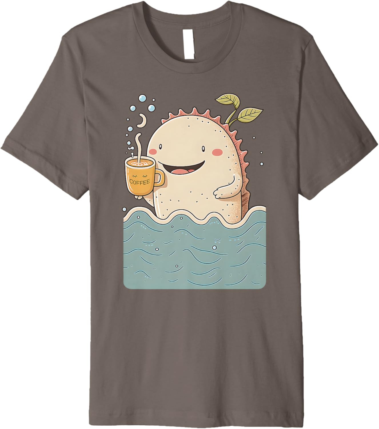 Axolotl & Coffee Kawaii Anime Funny Sea & Coffee Lovers Premium