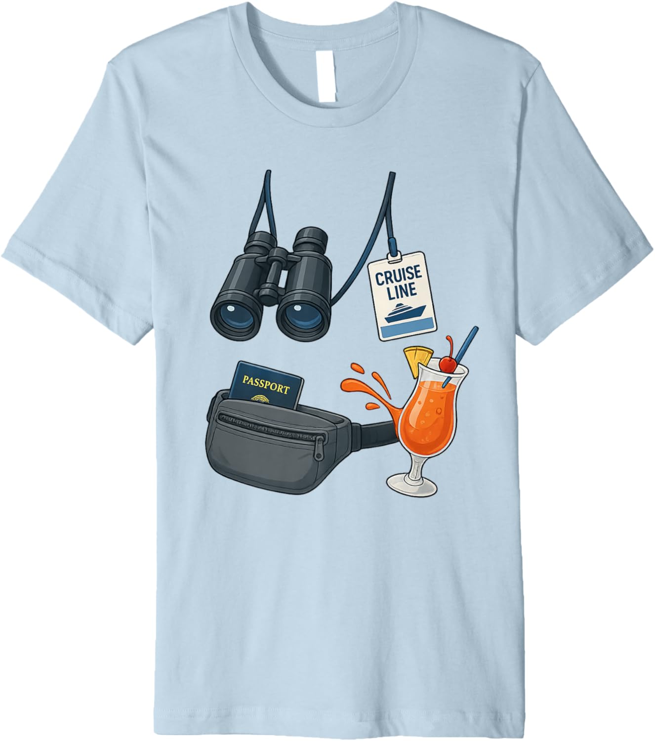 Funny Cruise Vacation Tourist, Spirit Wear Premium