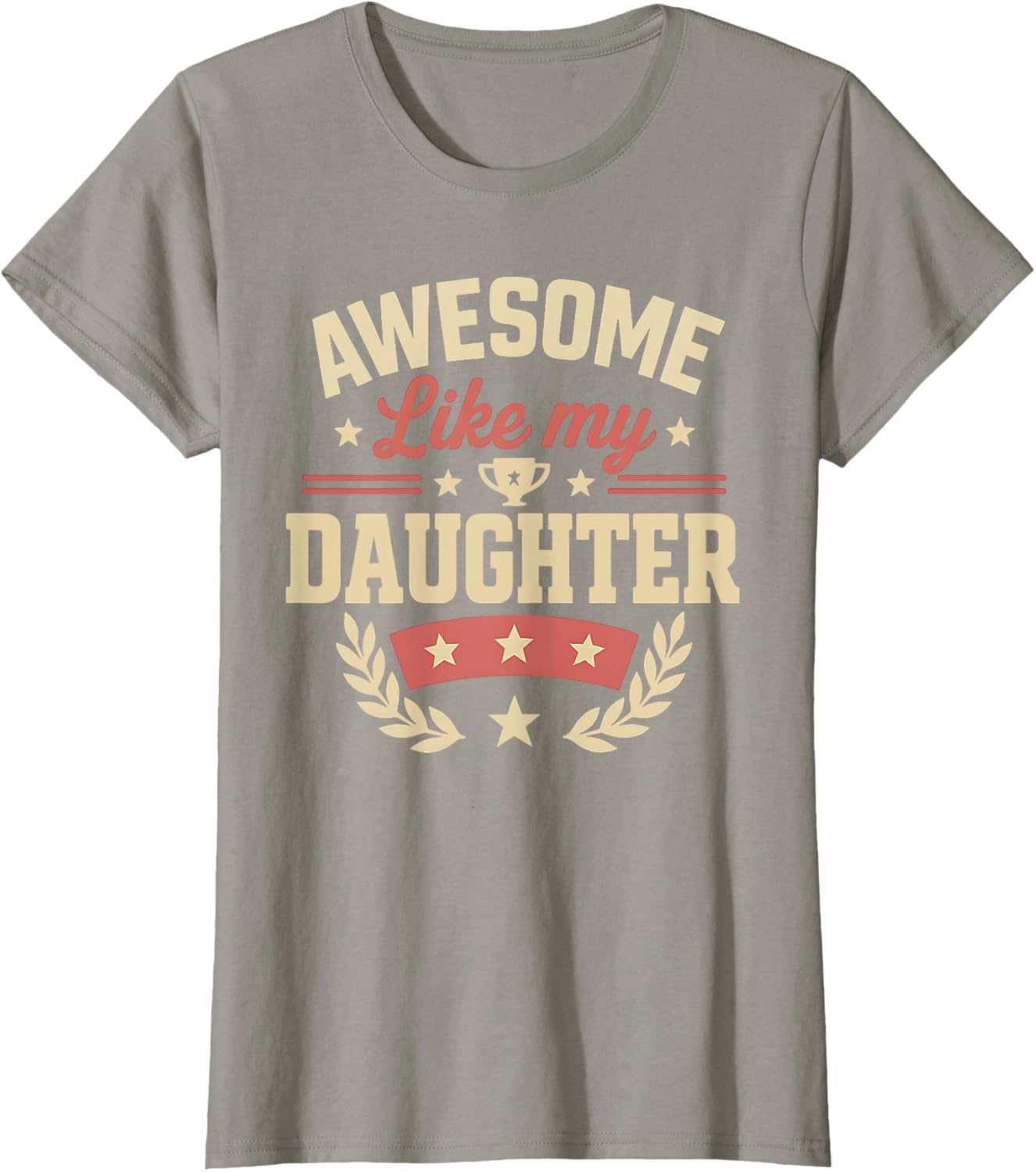 Fathers Day Shirt Men Awesome Like My Daughter Funny Dad