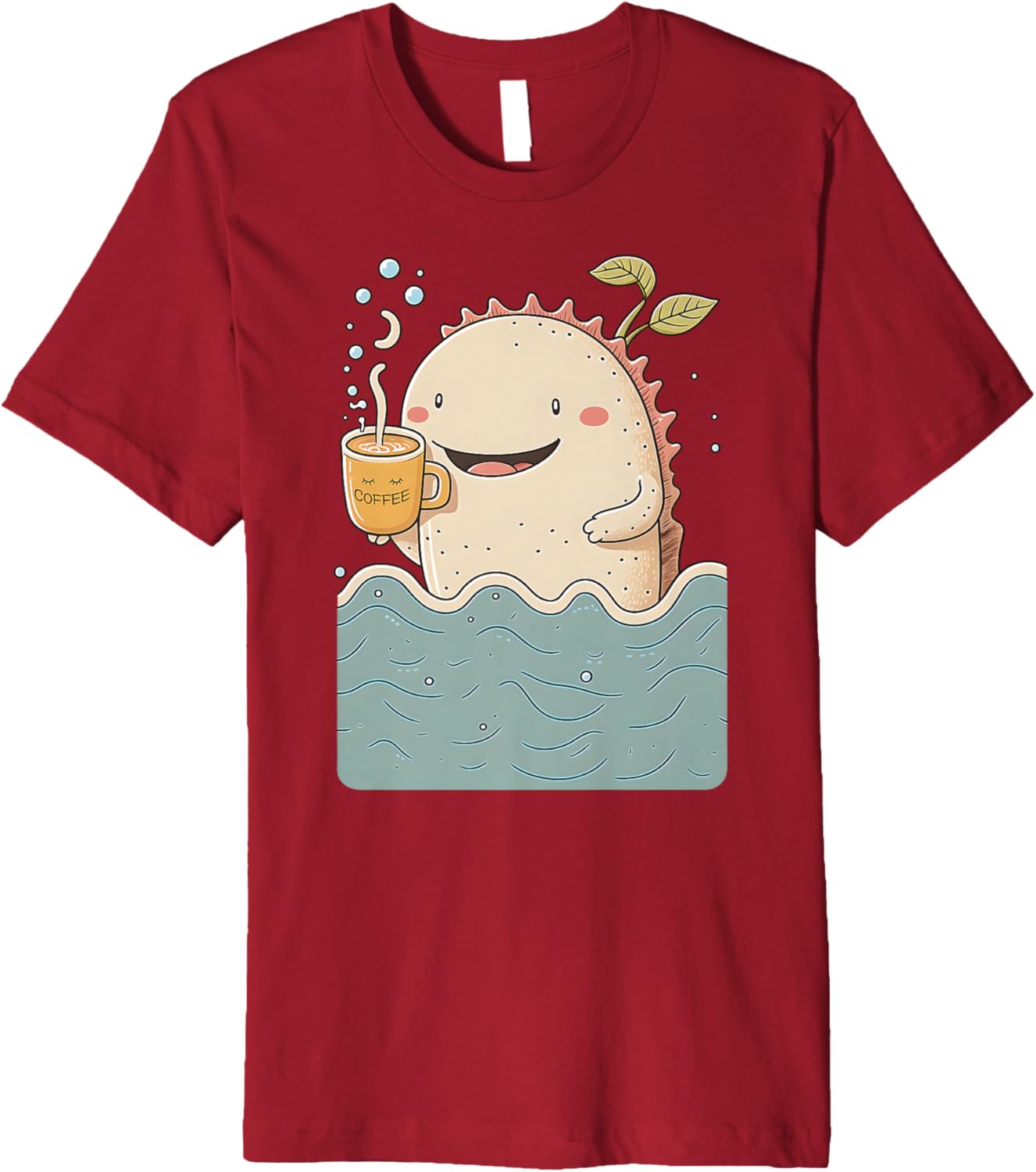 Axolotl & Coffee Kawaii Anime Funny Sea & Coffee Lovers Premium