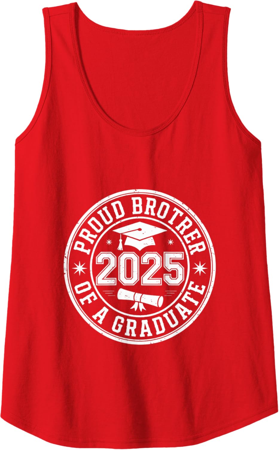 2025 Graduation Proud Brother Supportive Family Art Tank Top