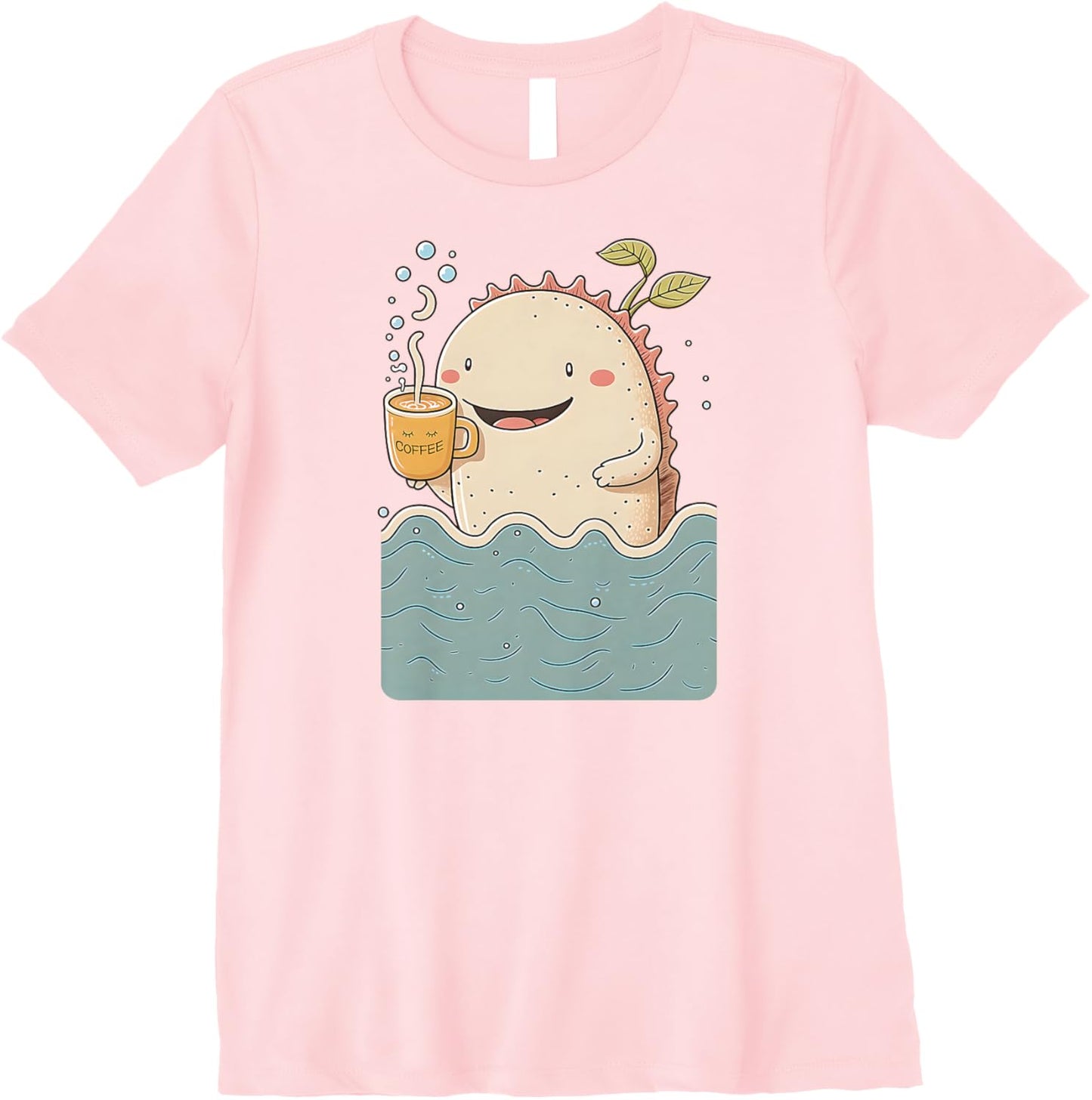 Axolotl & Coffee Kawaii Anime Funny Sea & Coffee Lovers Premium