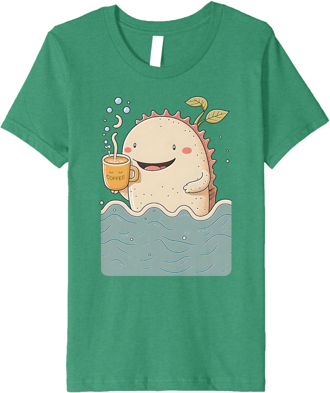 Axolotl & Coffee Kawaii Anime Funny Sea & Coffee Lovers Premium