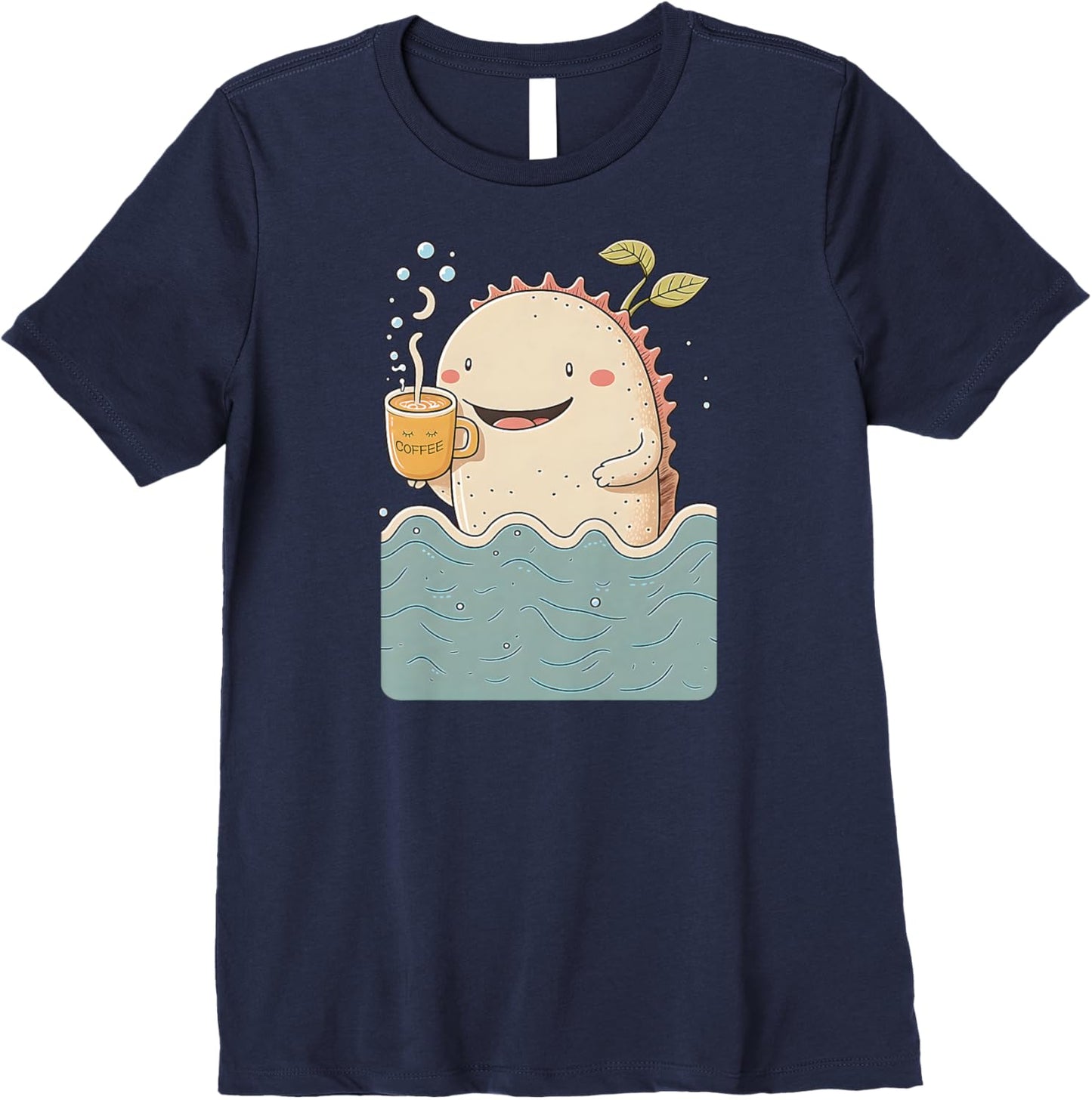 Axolotl & Coffee Kawaii Anime Funny Sea & Coffee Lovers Premium