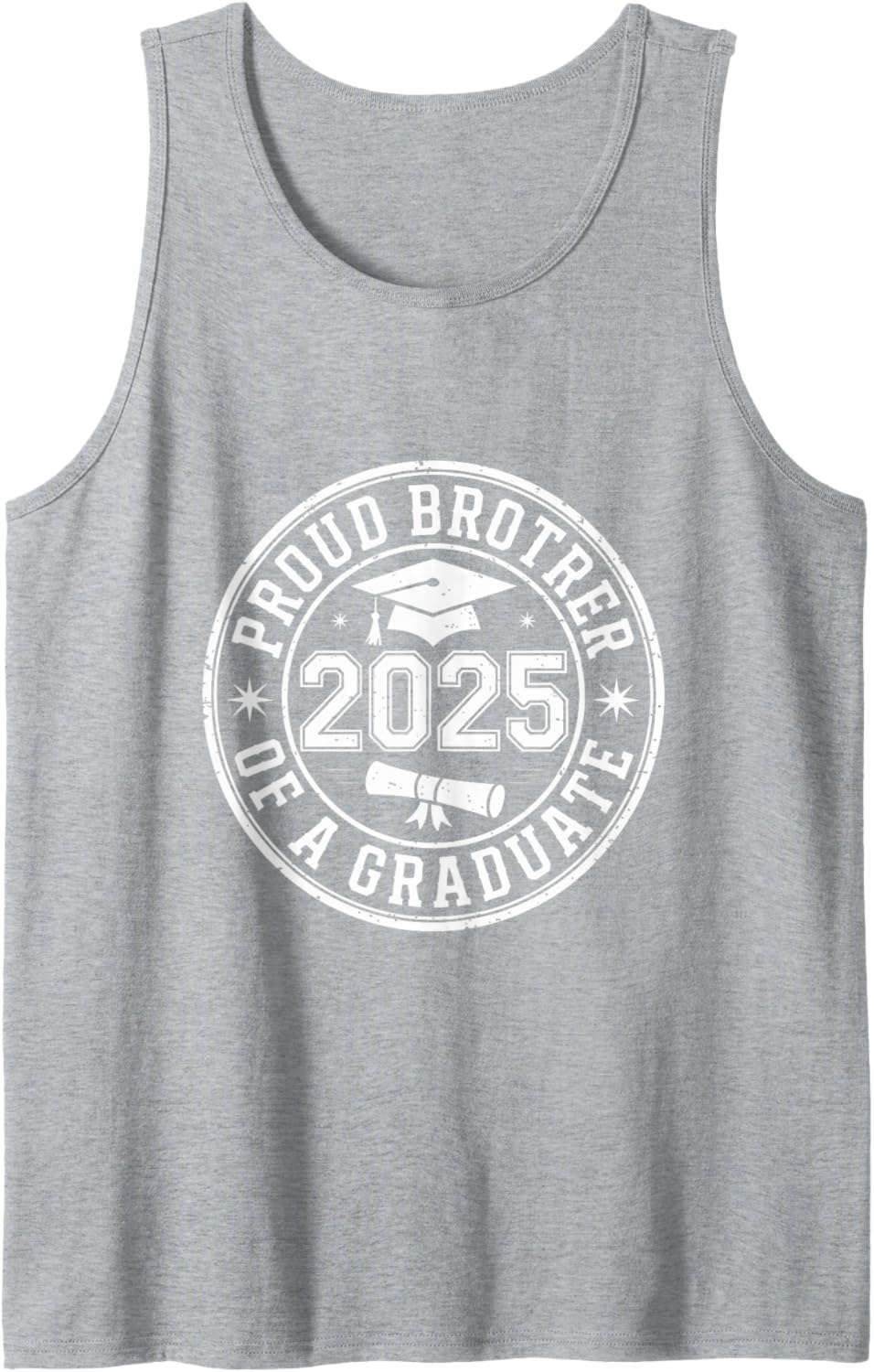 2025 Graduation Proud Brother Supportive Family Art Tank Top