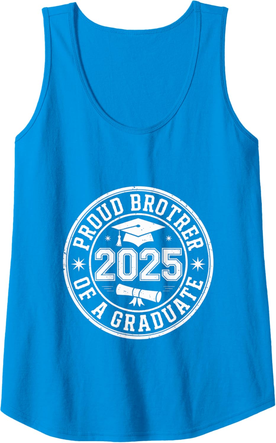 2025 Graduation Proud Brother Supportive Family Art Tank Top