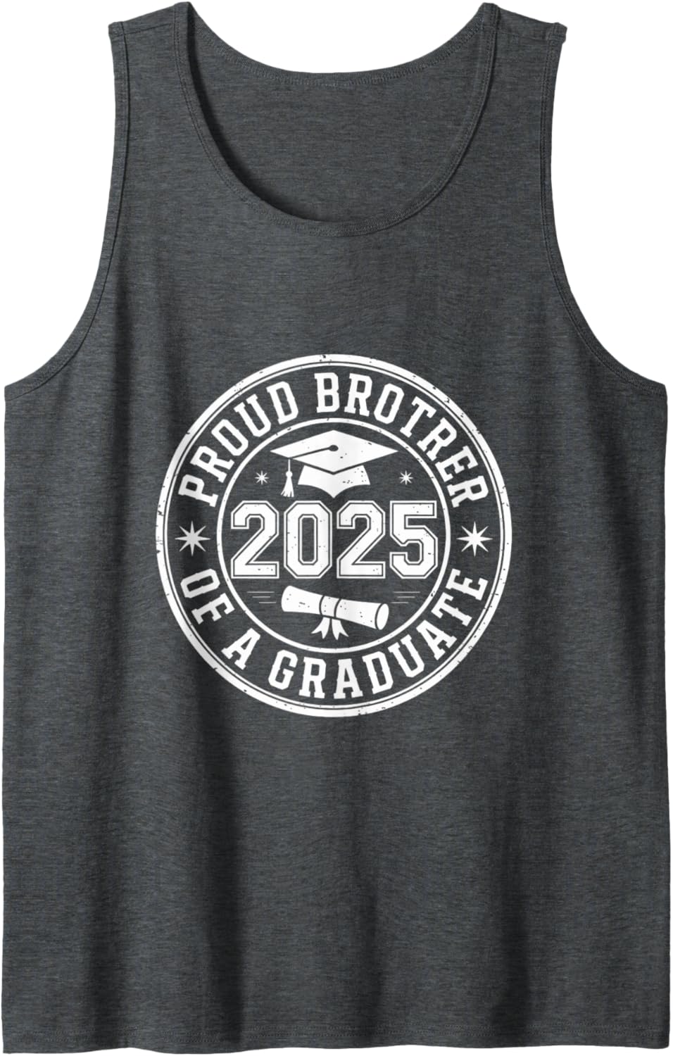 2025 Graduation Proud Brother Supportive Family Art Tank Top