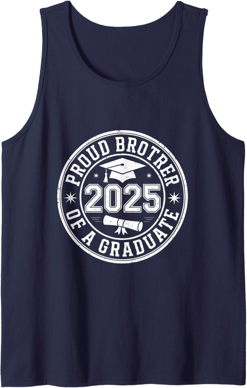2025 Graduation Proud Brother Supportive Family Art Tank Top