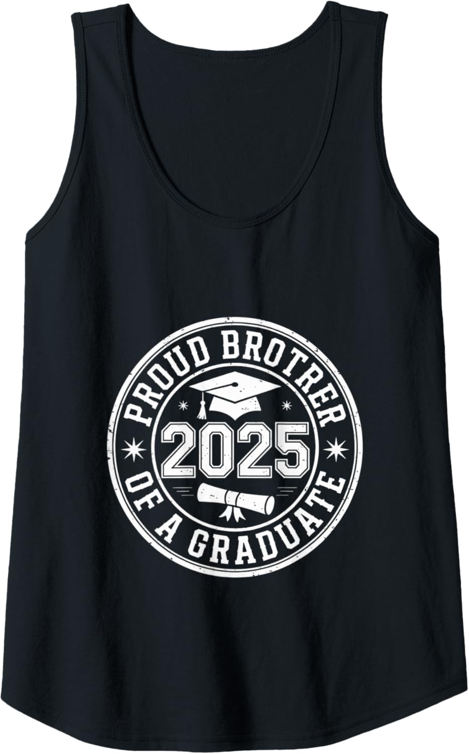 2025 Graduation Proud Brother Supportive Family Art Tank Top