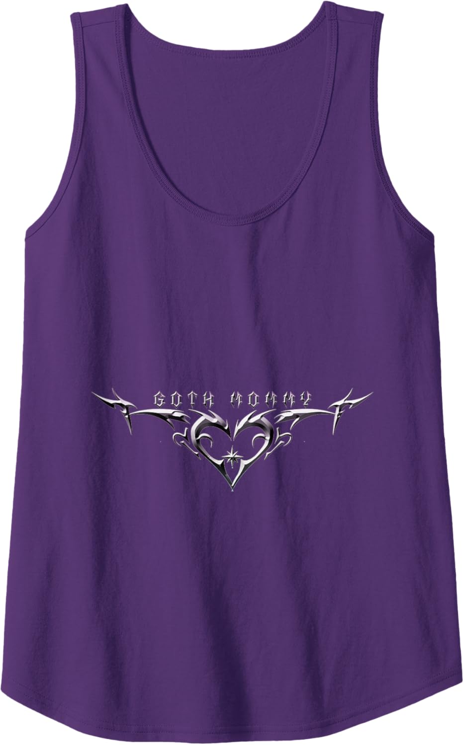 "Goth Mommy" Heart Tribal Heart Love Tattoo Aesthetic Tank Top