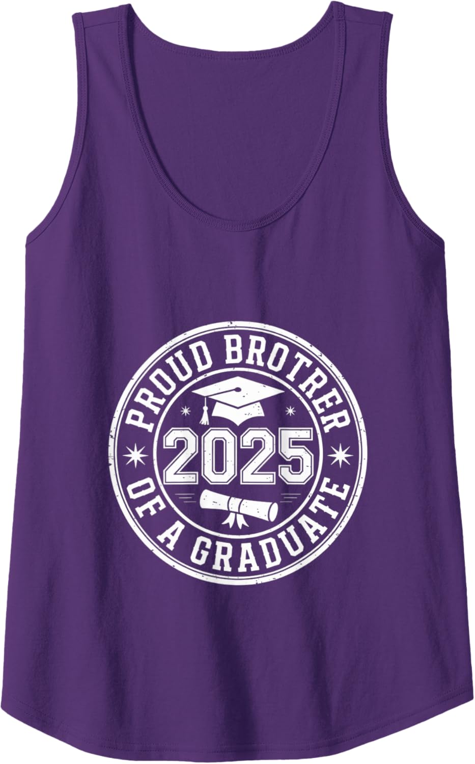 2025 Graduation Proud Brother Supportive Family Art Tank Top