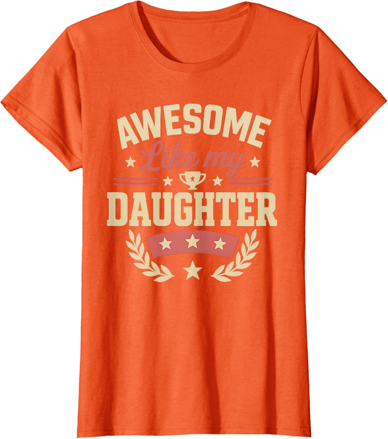 Fathers Day Shirt Men Awesome Like My Daughter Funny Dad