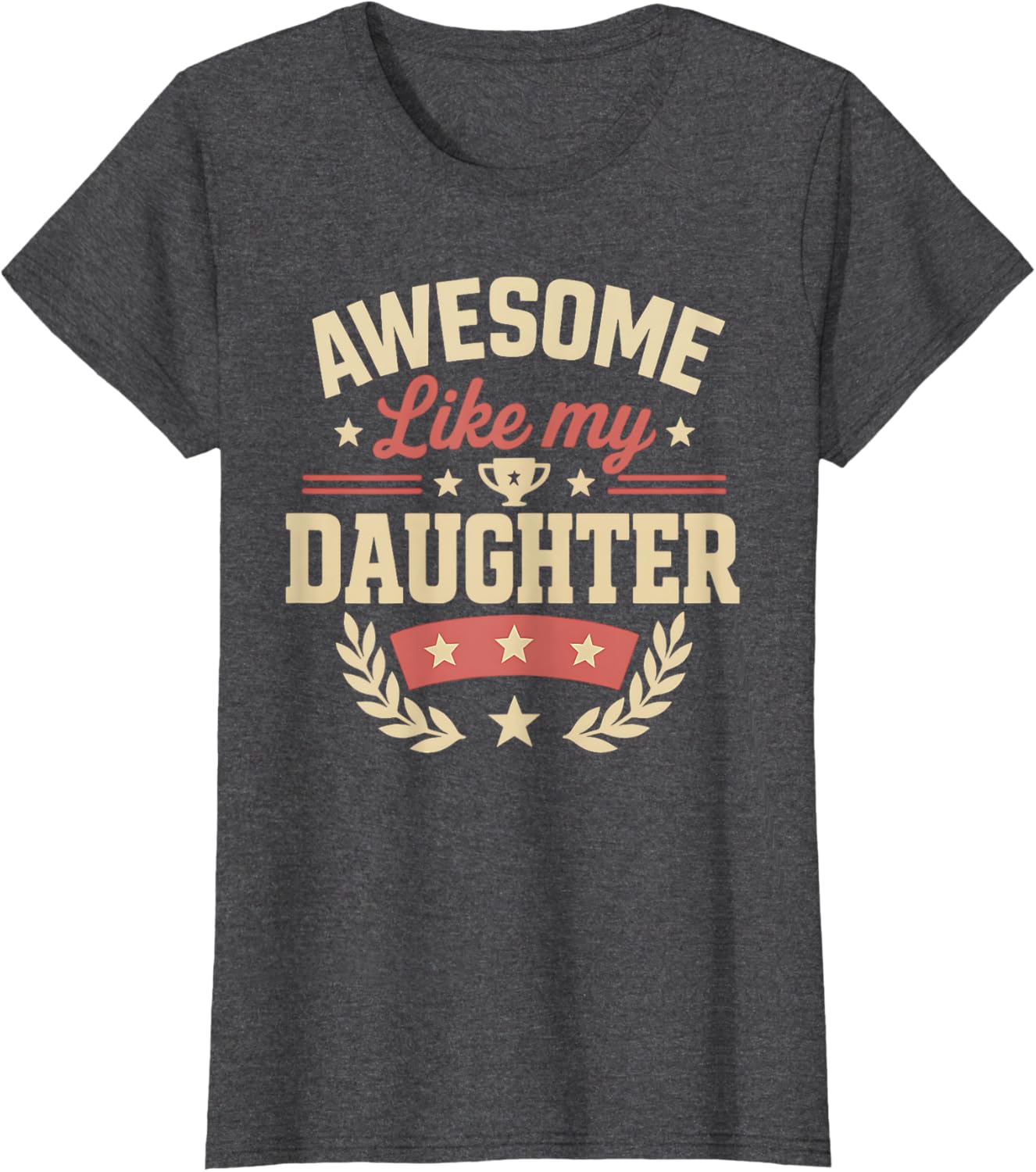 Fathers Day Shirt Men Awesome Like My Daughter Funny Dad