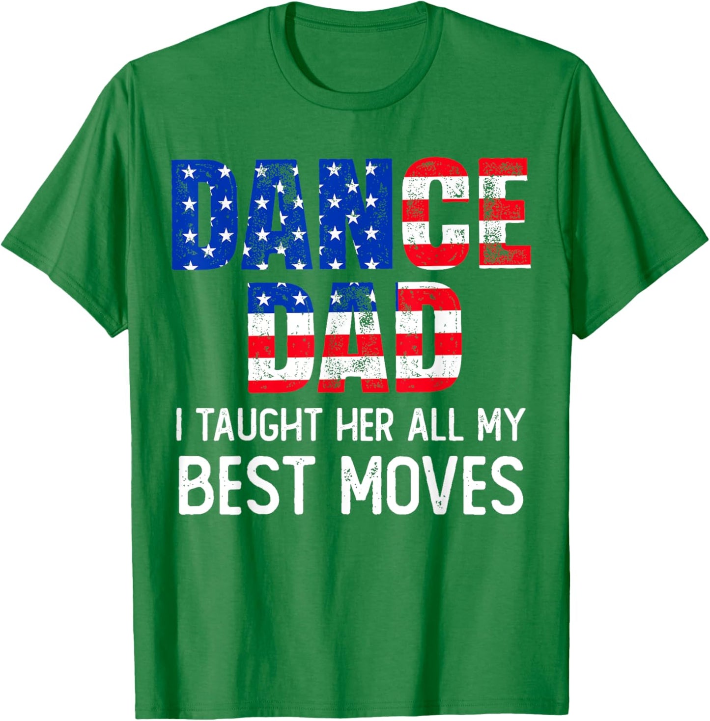 Fathers day Dad Dance Mens American Flag Dancing 4th of July