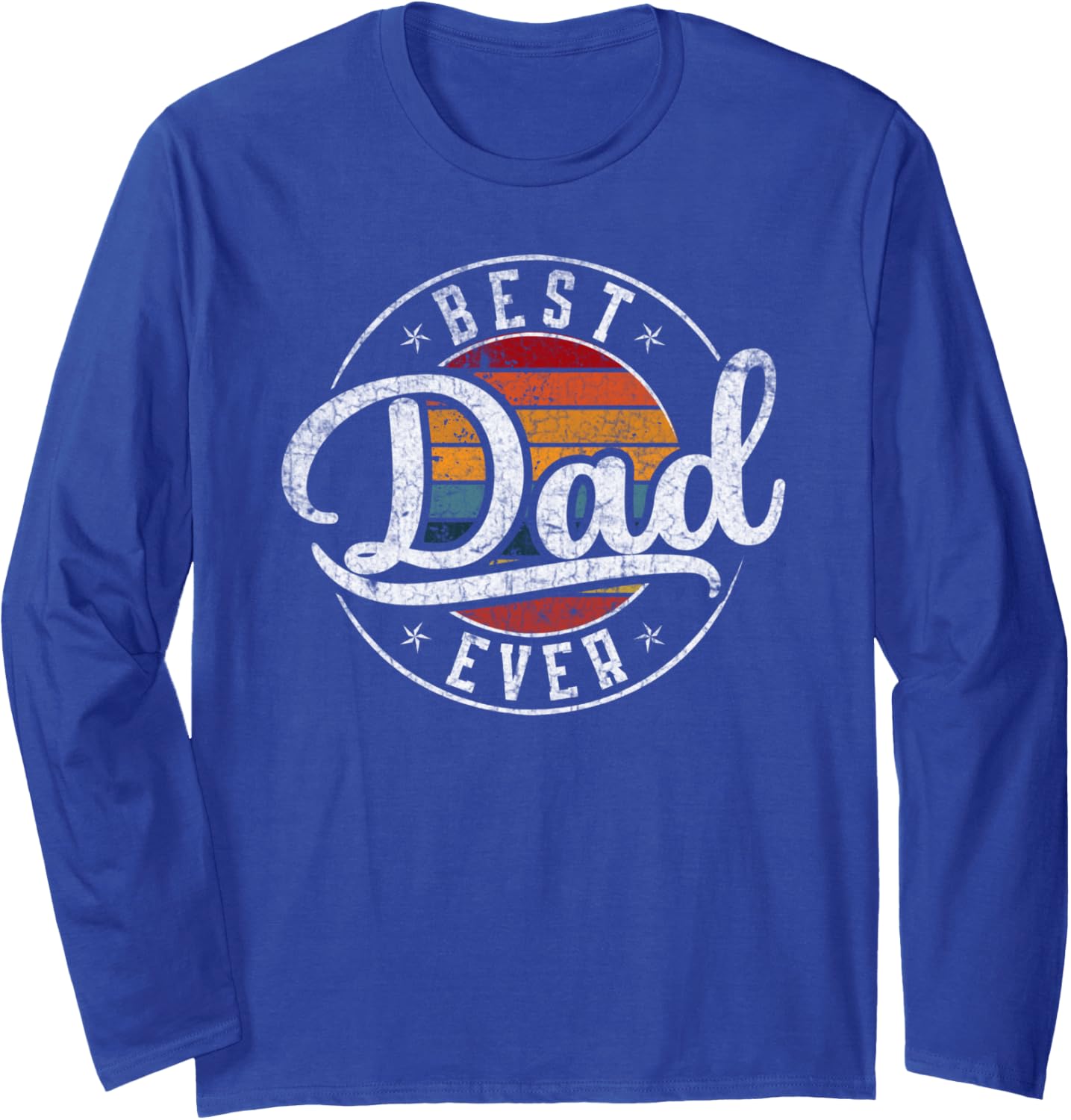 Father's Day Best Dad Ever Style Retro Vintage Dad Long Sleeve