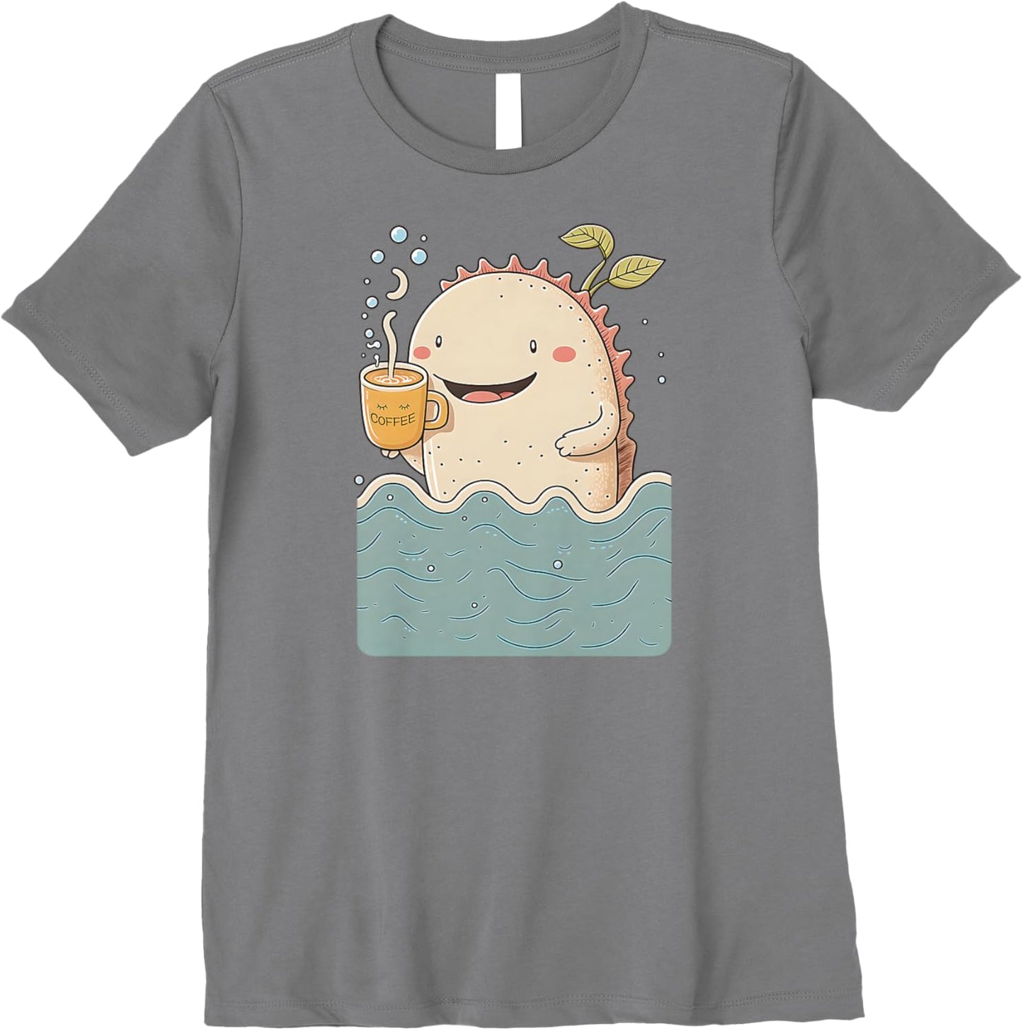 Axolotl & Coffee Kawaii Anime Funny Sea & Coffee Lovers Premium