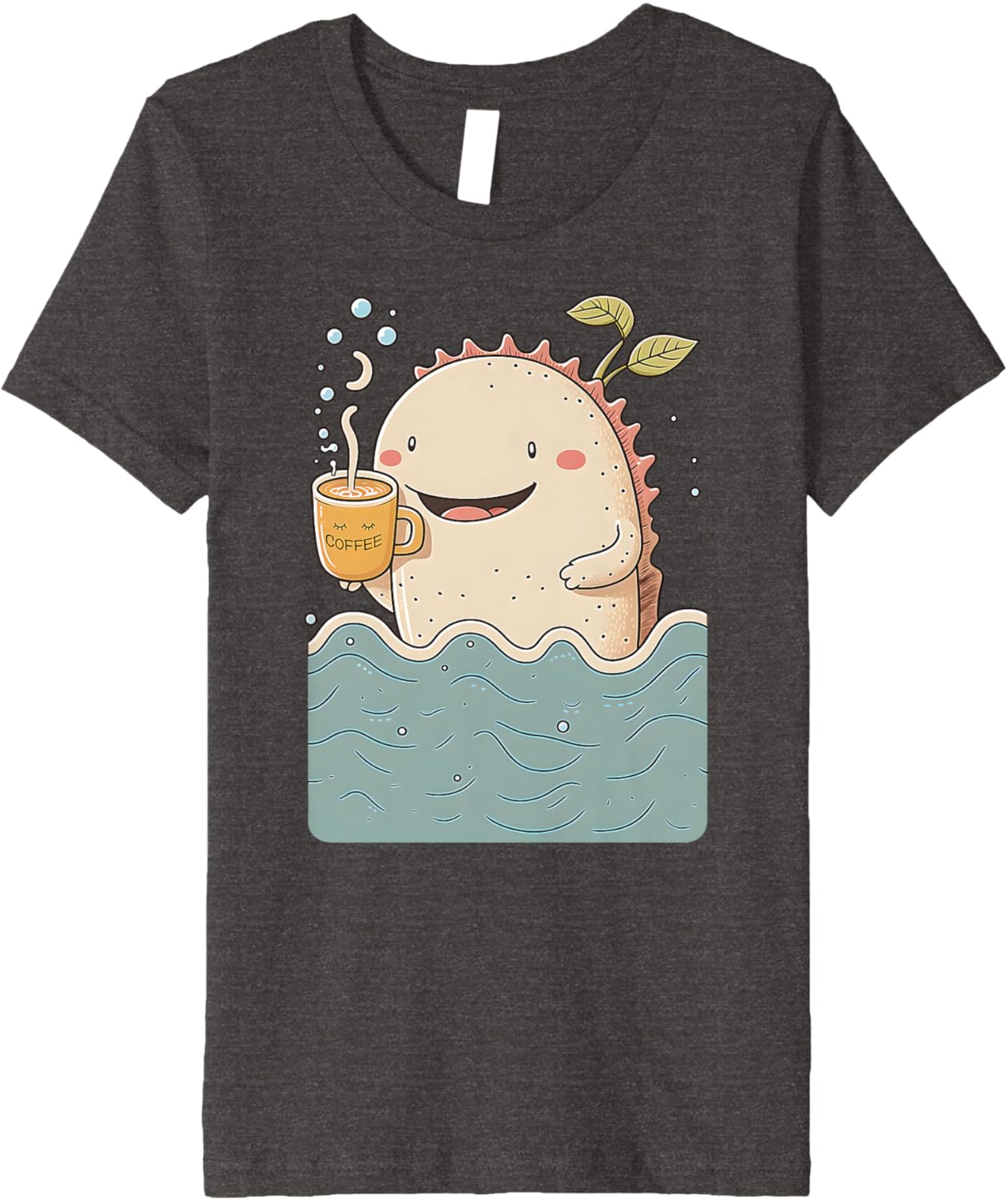 Axolotl & Coffee Kawaii Anime Funny Sea & Coffee Lovers Premium