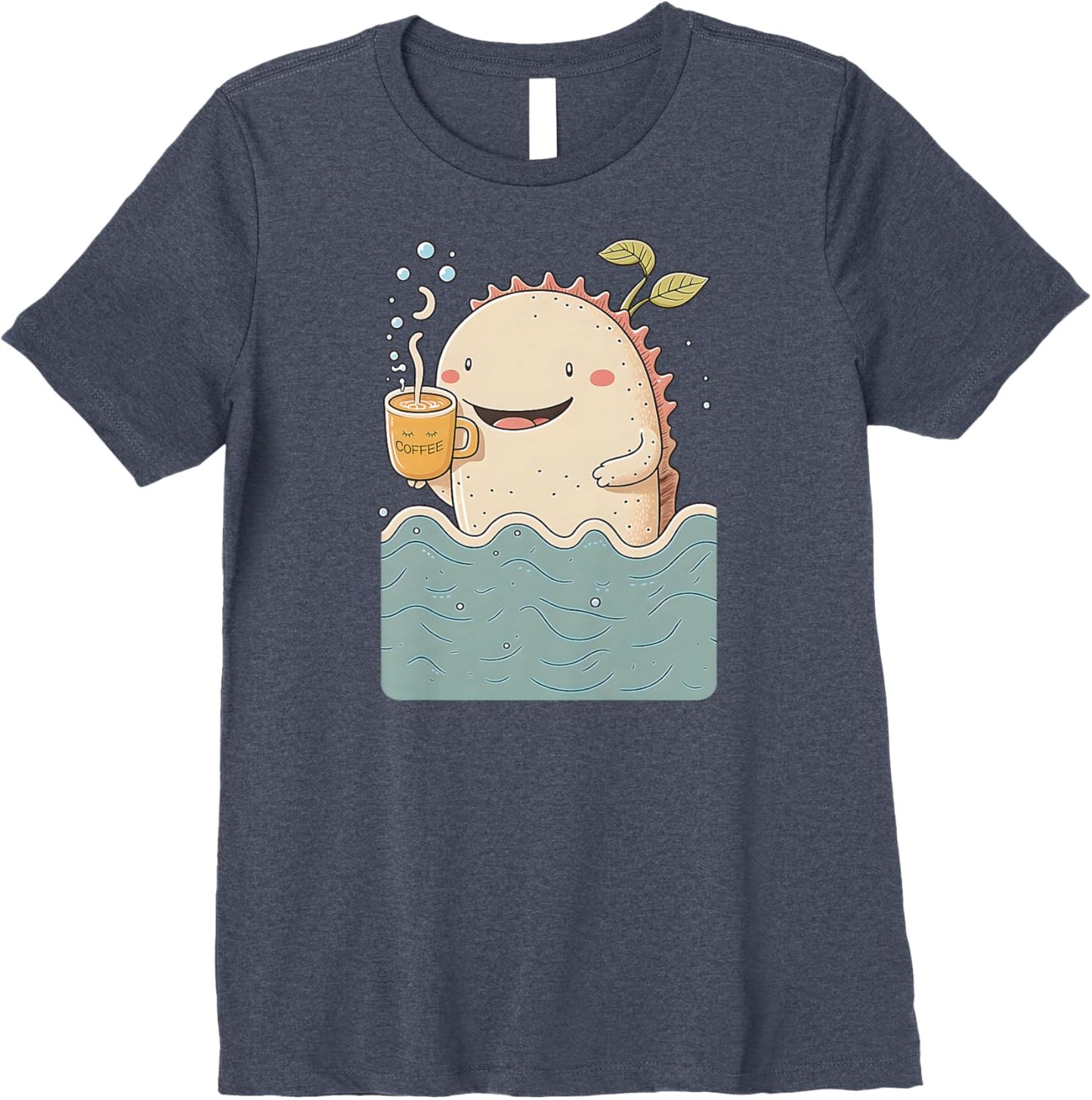 Axolotl & Coffee Kawaii Anime Funny Sea & Coffee Lovers Premium
