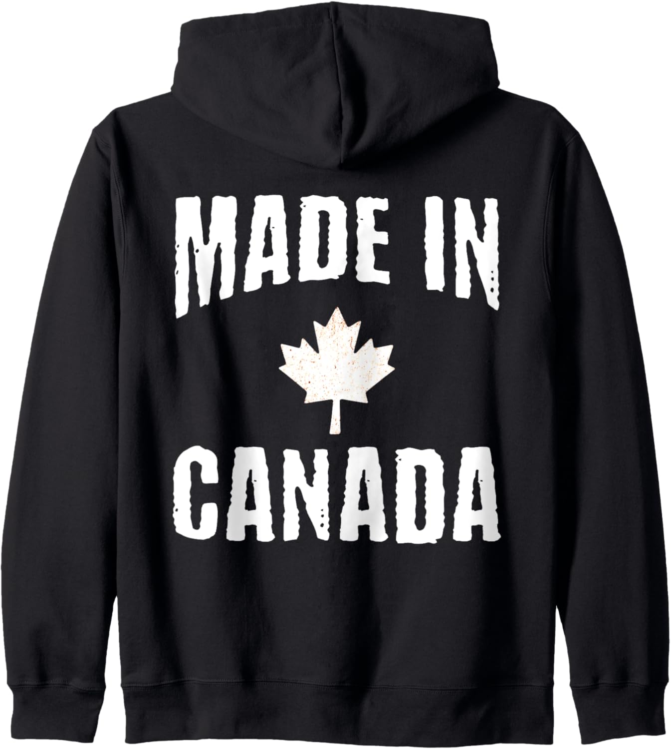 Vintage Made in Canada - Proud Canadian Heritage Canada Day Zip Hoodie
