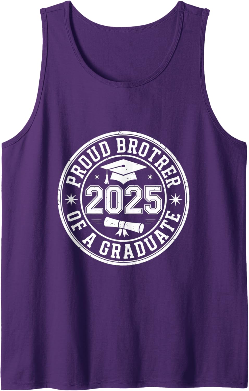 2025 Graduation Proud Brother Supportive Family Art Tank Top