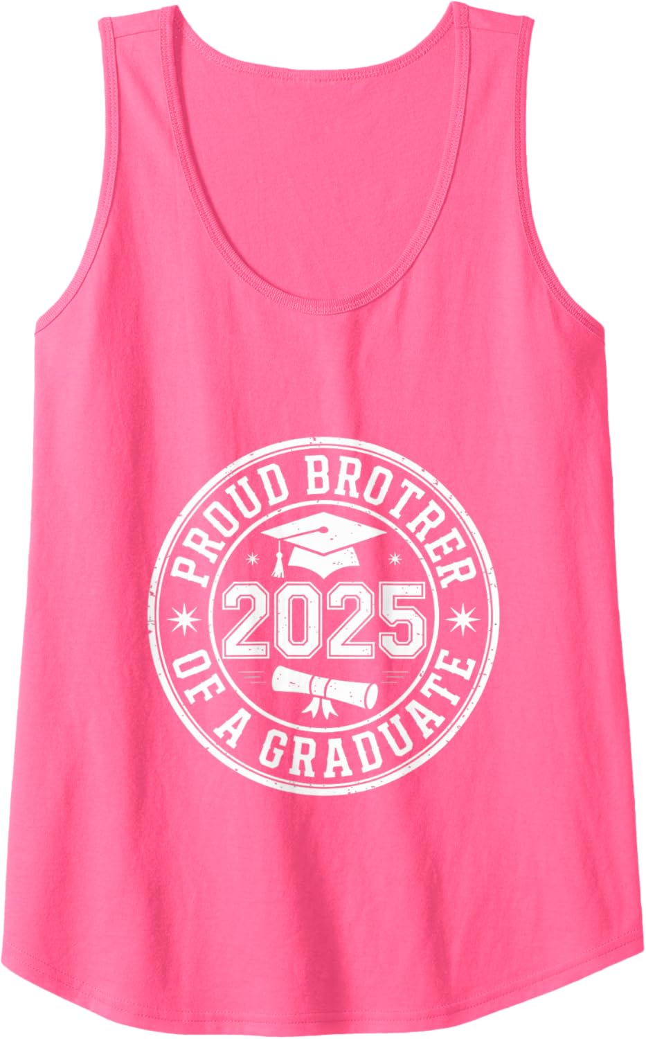 2025 Graduation Proud Brother Supportive Family Art Tank Top