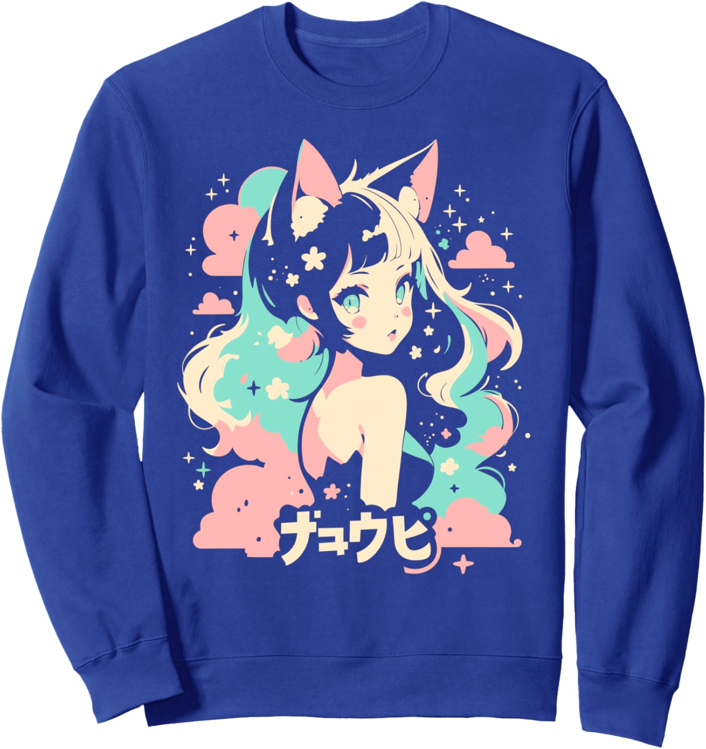 Anime Waifu Cute Anime manga Cat Girl Sweet Retro Japan Sweatshirt