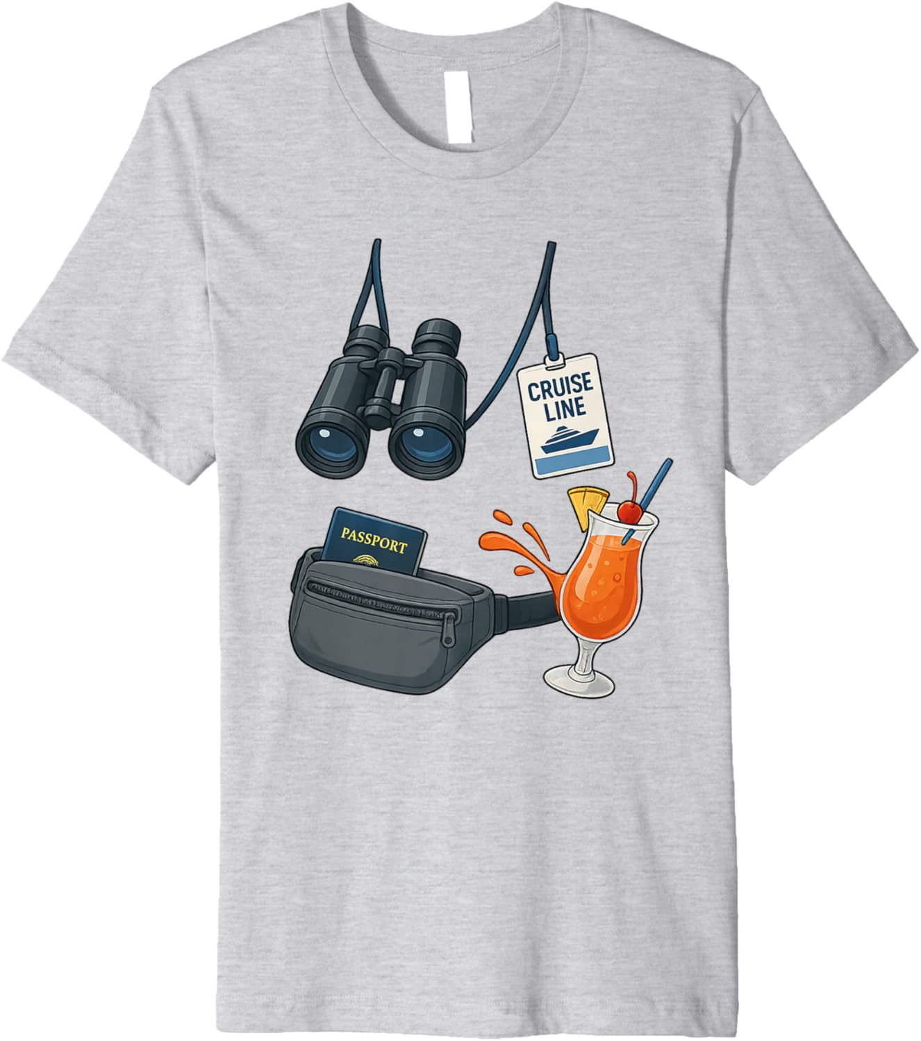 Funny Cruise Vacation Tourist, Spirit Wear Premium