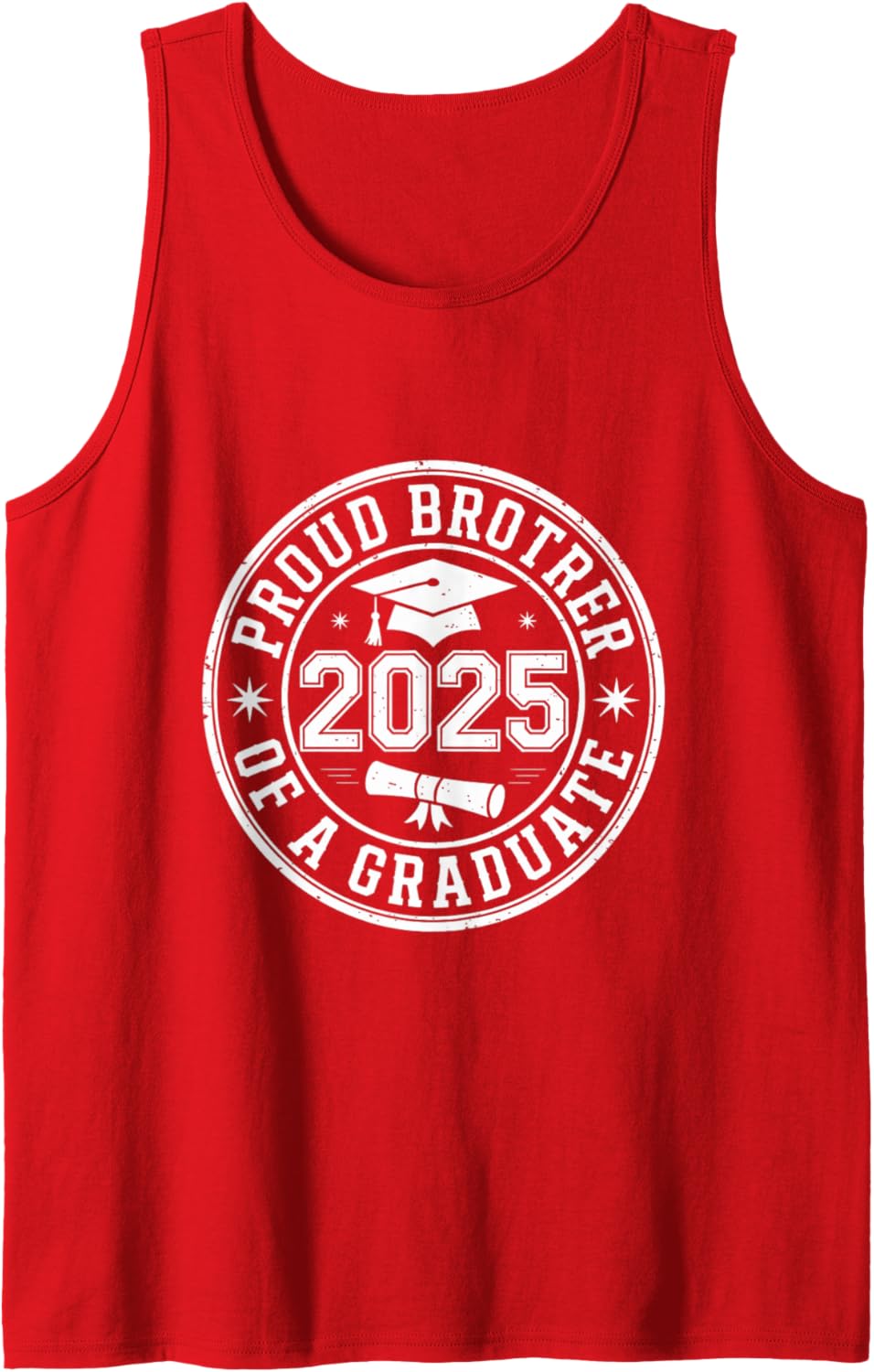 2025 Graduation Proud Brother Supportive Family Art Tank Top