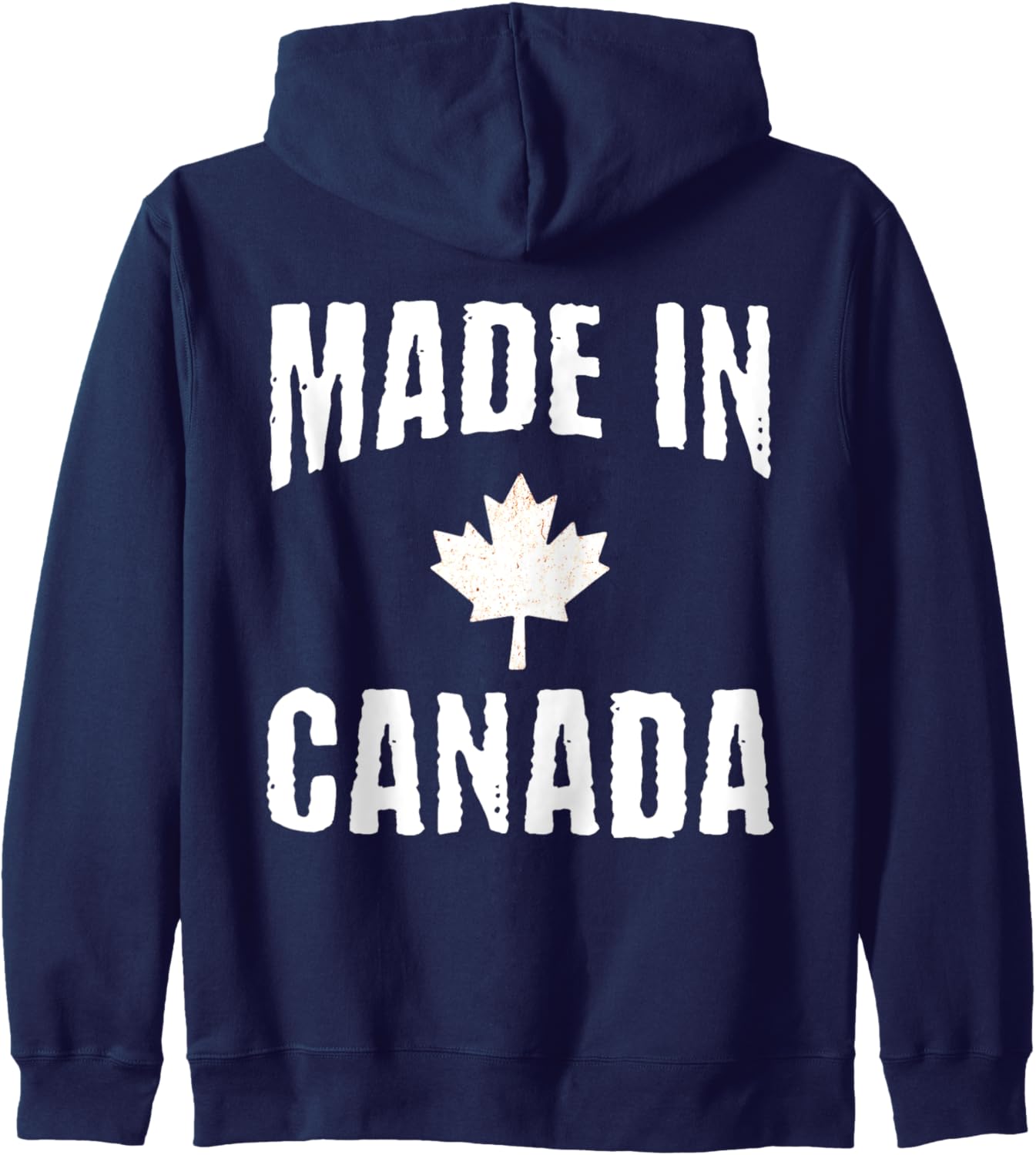 Vintage Made in Canada - Proud Canadian Heritage Canada Day Zip Hoodie