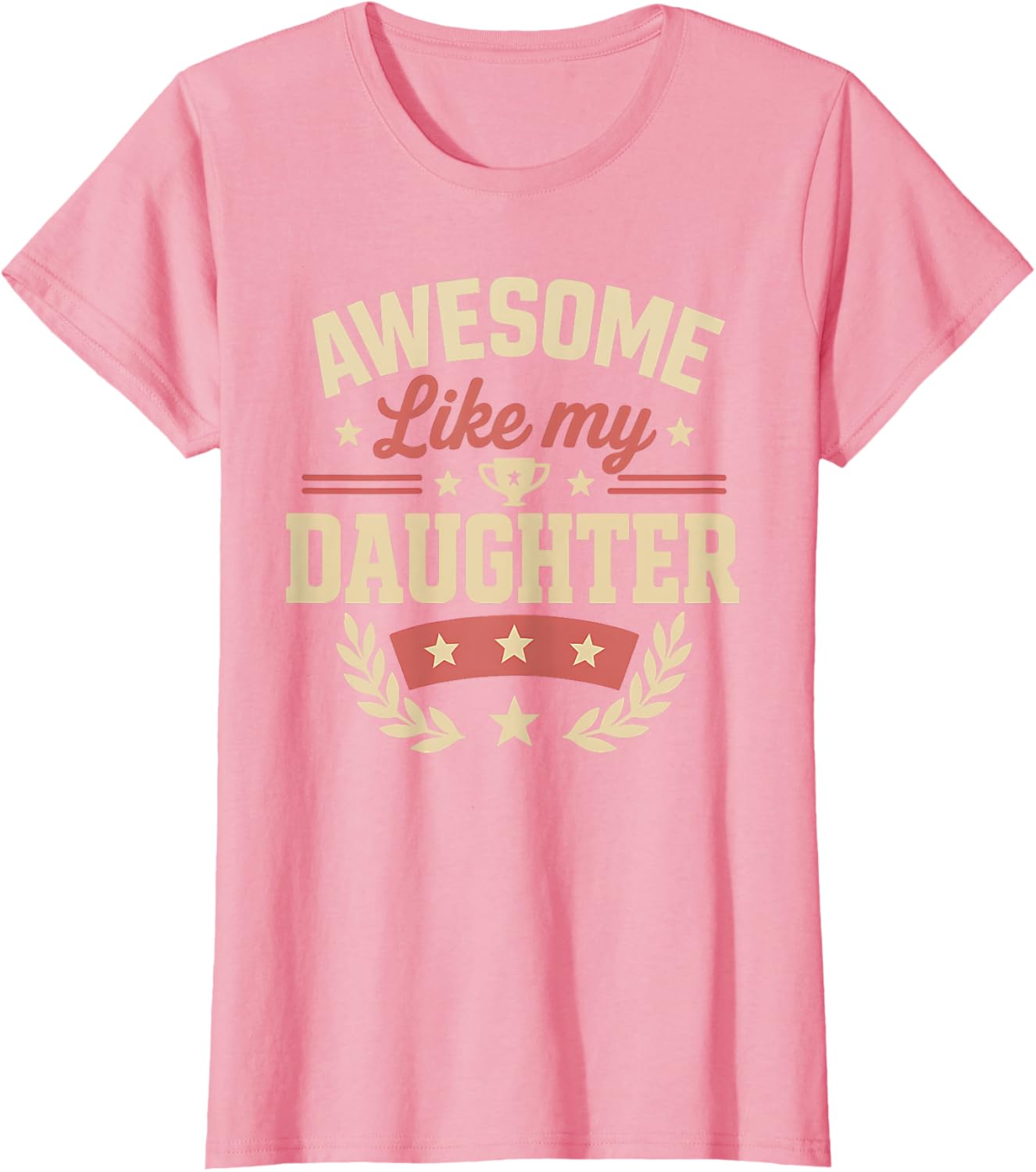 Fathers Day Shirt Men Awesome Like My Daughter Funny Dad