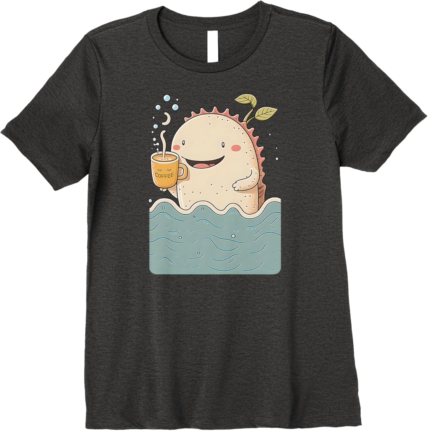 Axolotl & Coffee Kawaii Anime Funny Sea & Coffee Lovers Premium