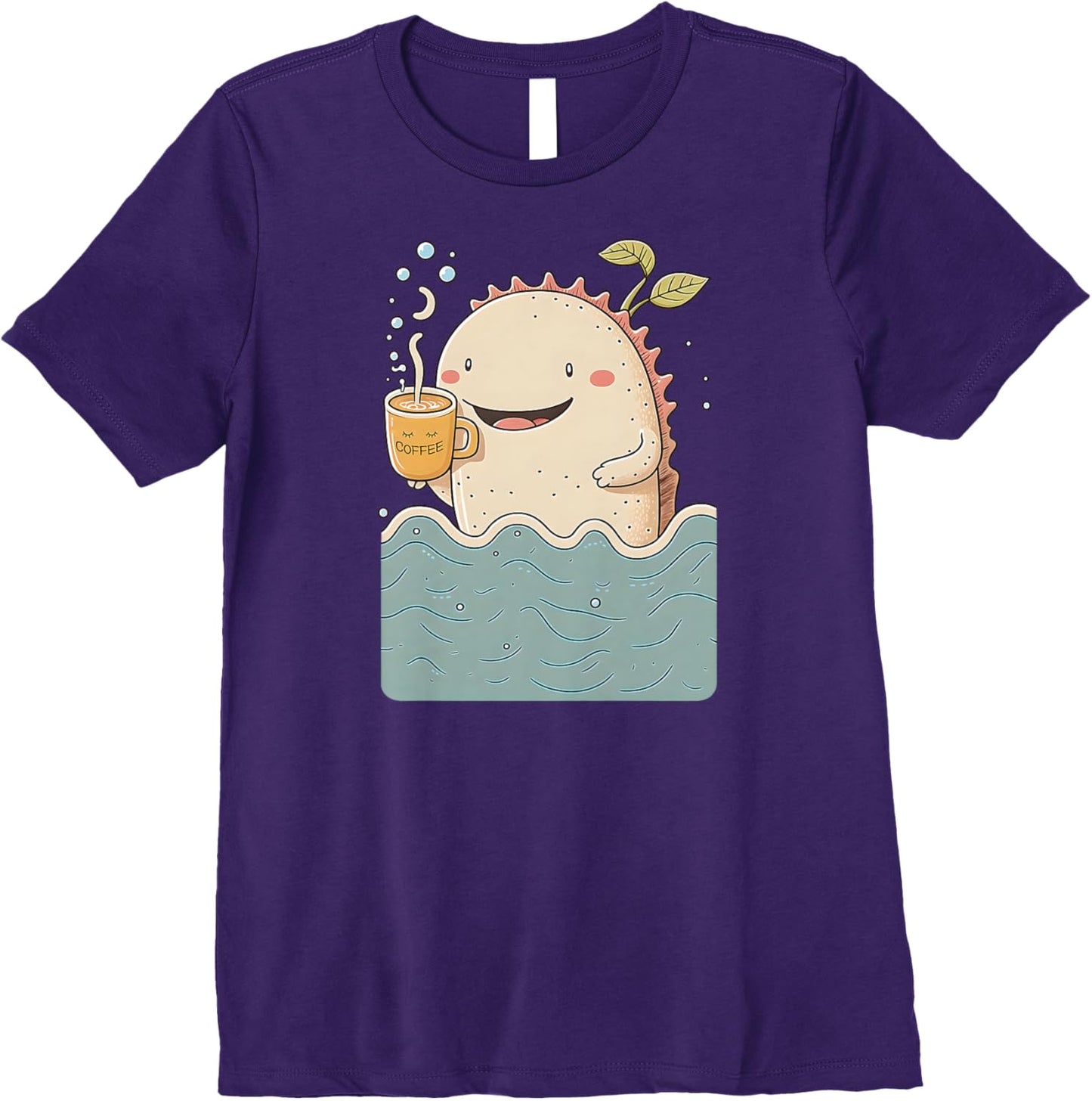 Axolotl & Coffee Kawaii Anime Funny Sea & Coffee Lovers Premium