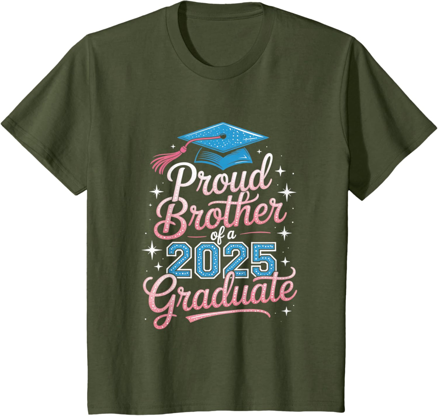2025 Graduation Proud Brother Supportive Family Art