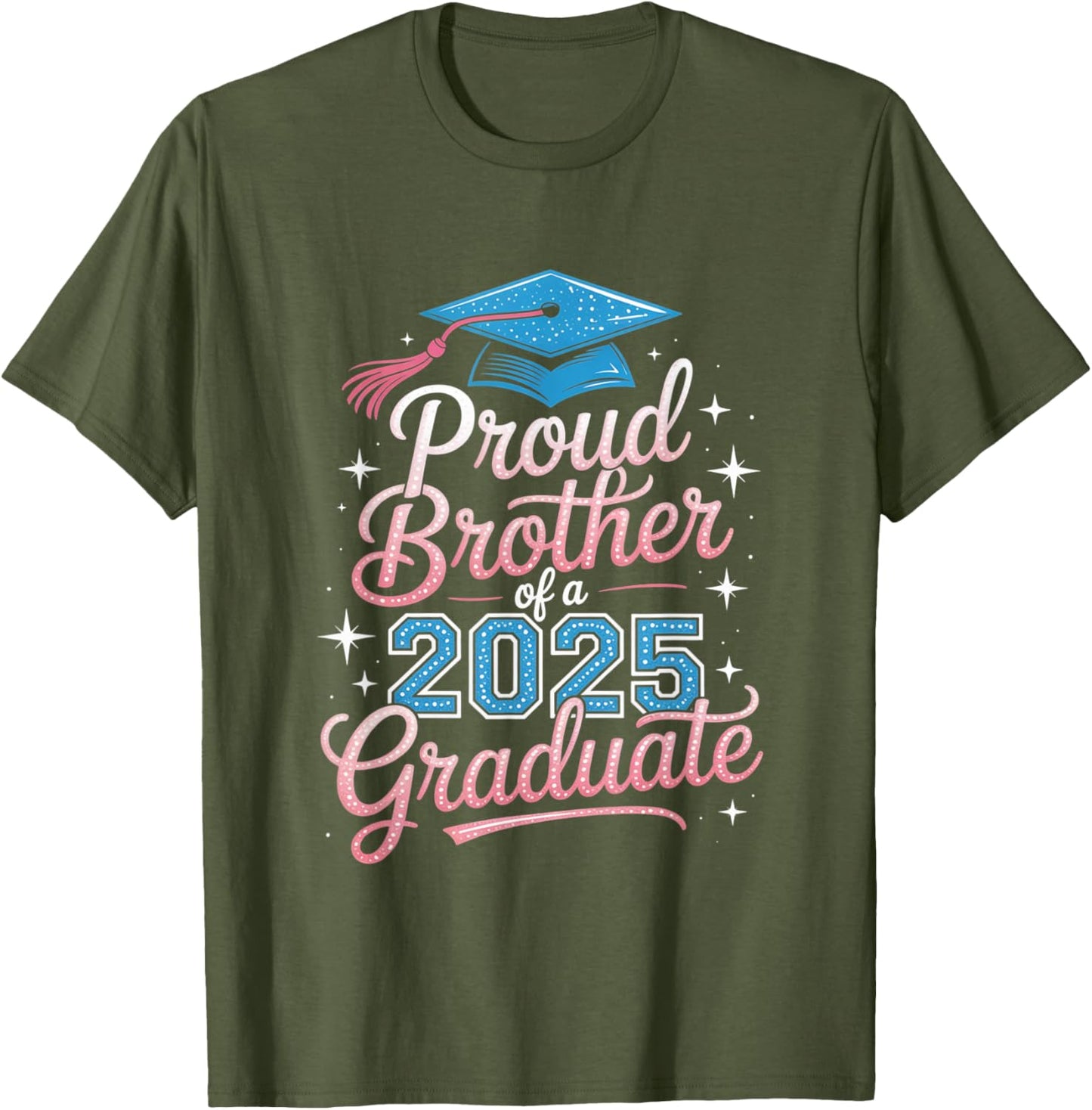 2025 Graduation Proud Brother Supportive Family Art