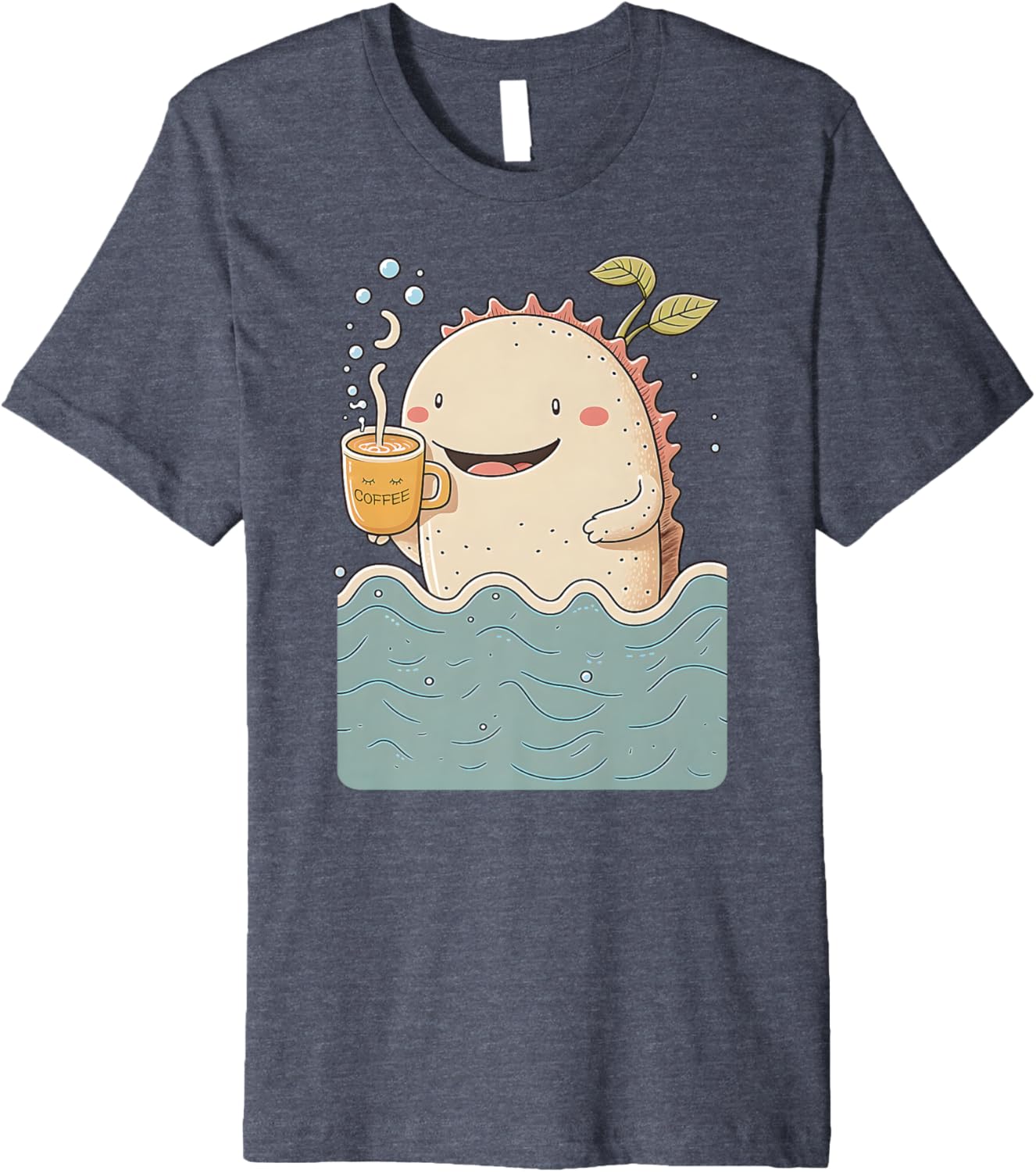 Axolotl & Coffee Kawaii Anime Funny Sea & Coffee Lovers Premium